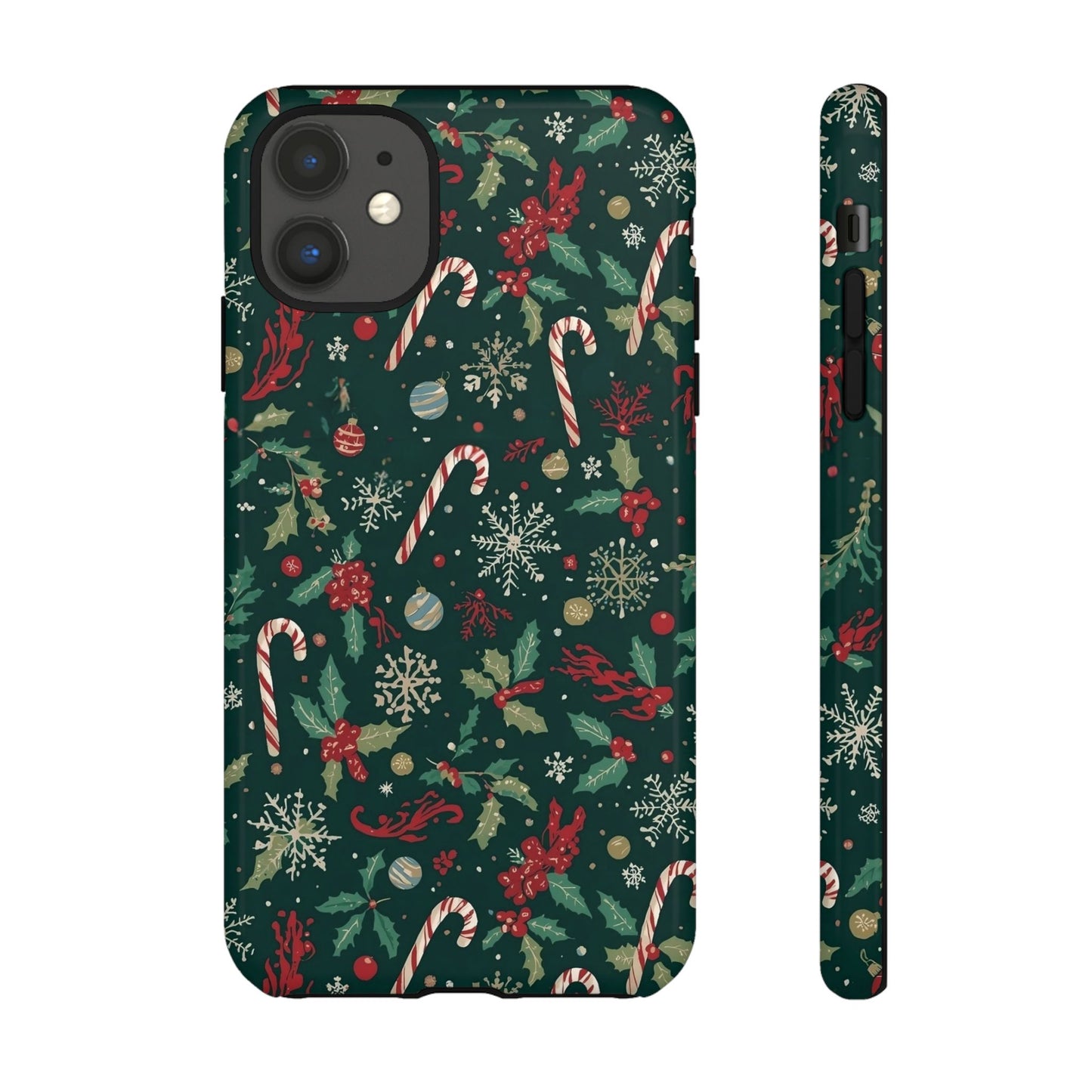 Christmas Phone Case, Festive Phone Case with Holiday Patterns for Iphone 17, 16, 15, 14, 13, 12, 11 & Samsung