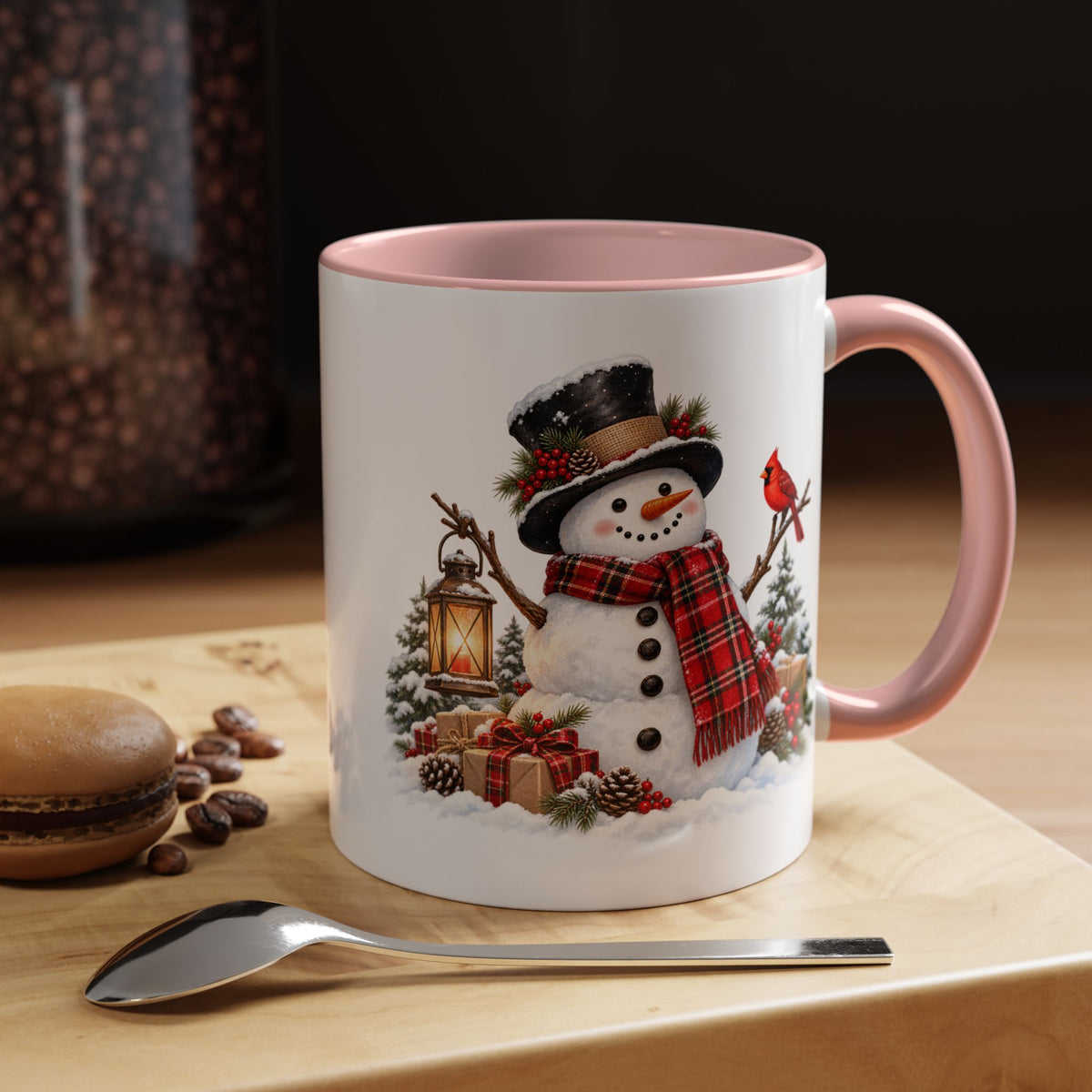 Snowman Christmas Coffee Mug – Festive Holiday Accent Mug (11 oz)