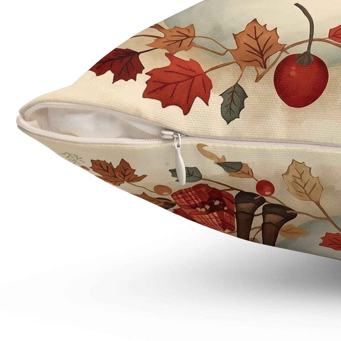 Festive Snowman & Reindeer Holiday Pillow — Cozy Christmas Decorative Throw Pillow