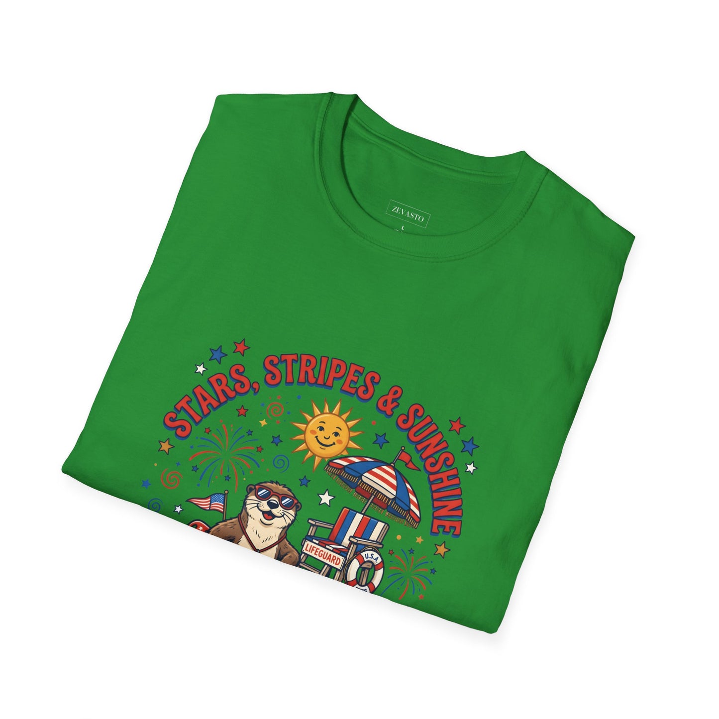 Stars, Stripes & Sunshine T-Shirt — Patriotic 1776–2026 Summer Tee, 4th of July Shirt