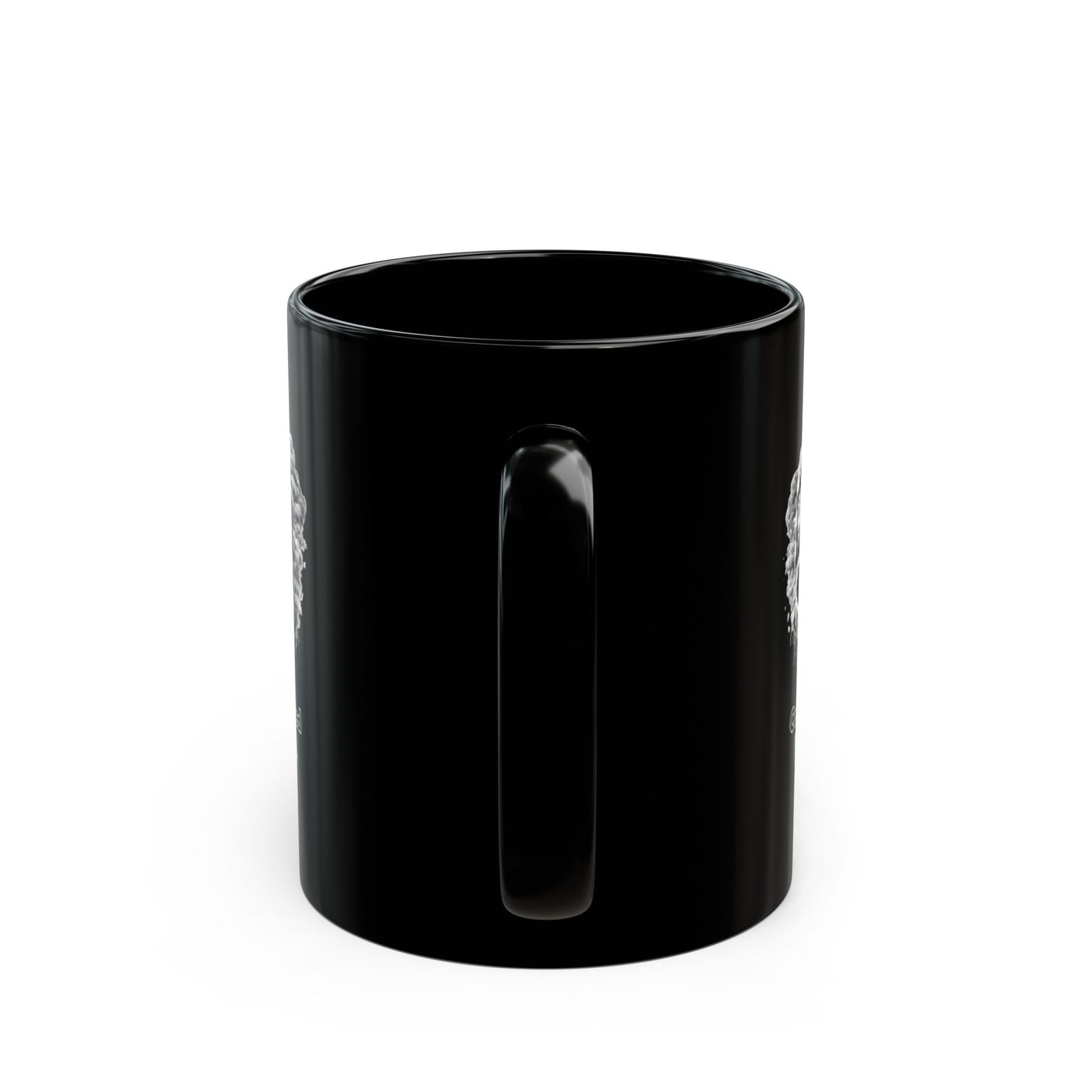 Carbon-Based Mistake Black Mug – Dark Aesthetic Coffee Cup | Gothic Eco Humor | Unique Statement Gift (11oz)