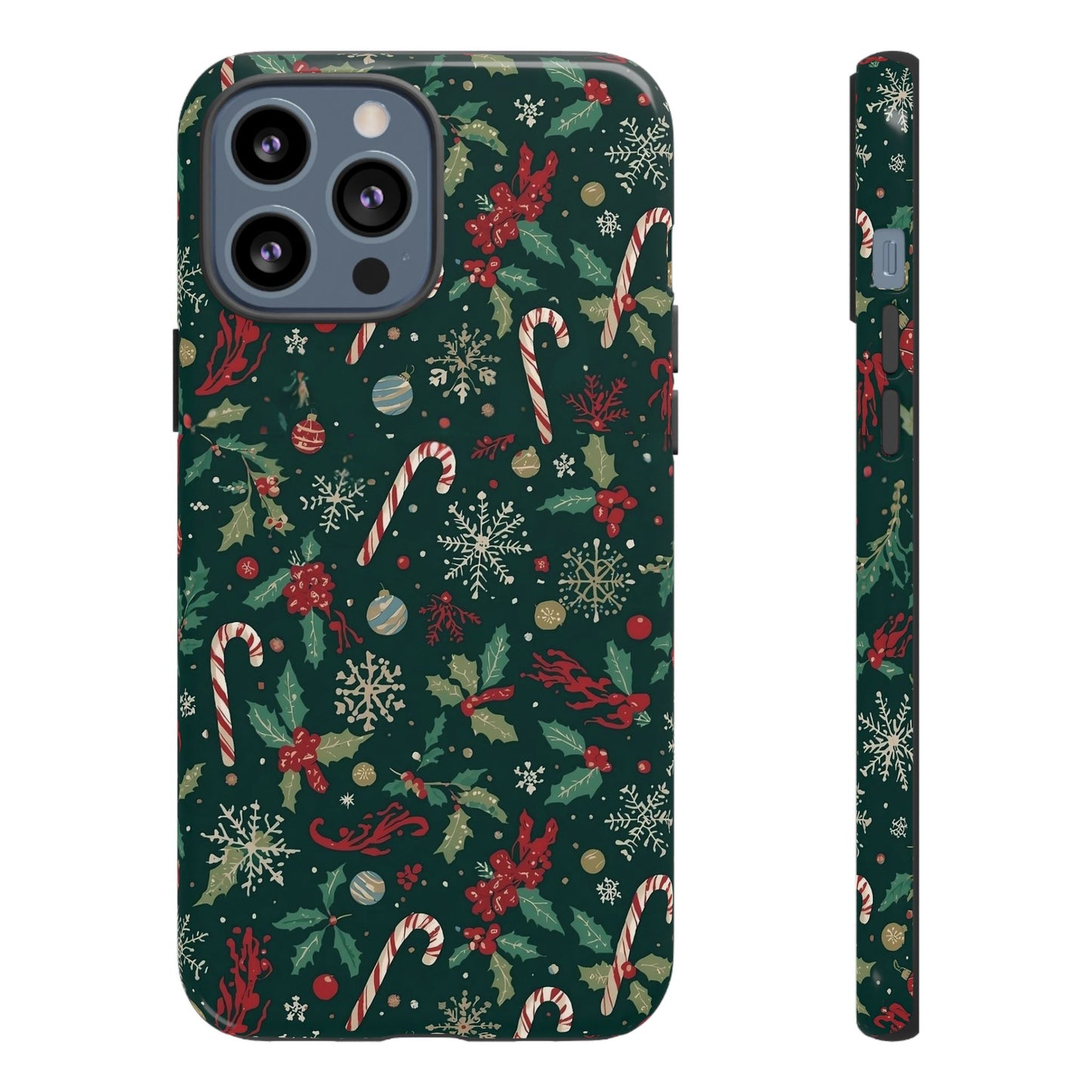 Christmas Phone Case, Festive Phone Case with Holiday Patterns for Iphone 17, 16, 15, 14, 13, 12, 11 & Samsung