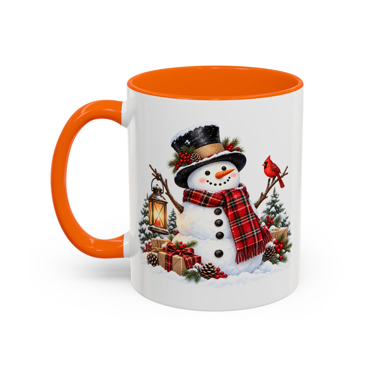 Snowman Christmas Coffee Mug – Festive Holiday Accent Mug (11 oz)