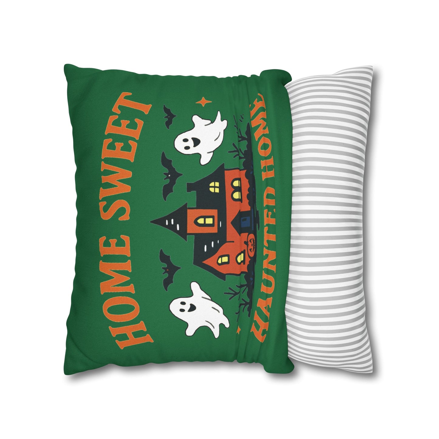 Halloween-Themed Decorative Pillowcase, Haunted Home Accent