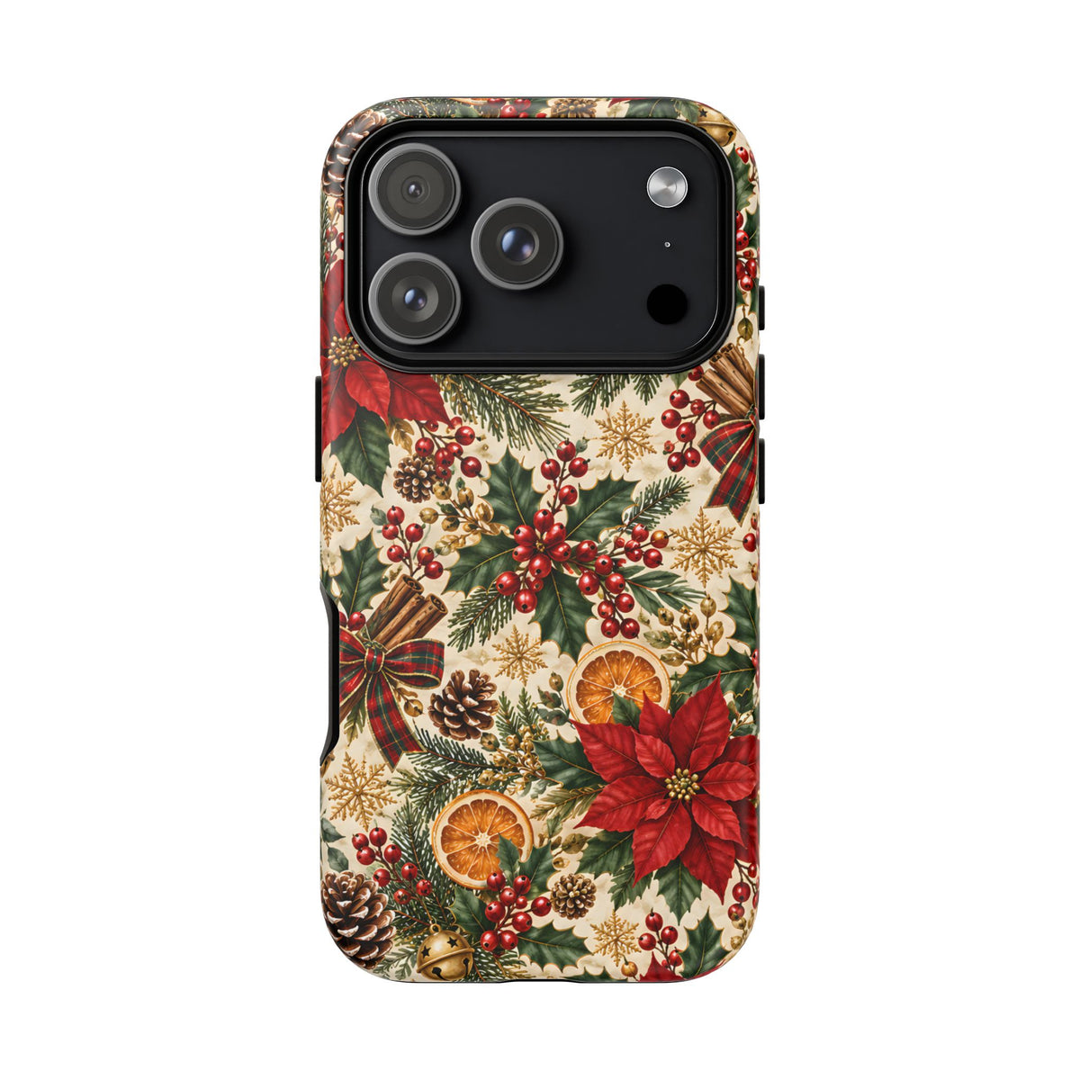 Christmas Floral Tough Phone Case