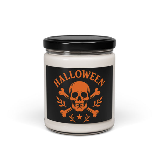 Halloween Skull Scented Soy Candle, 9oz | Spooky Home Decor