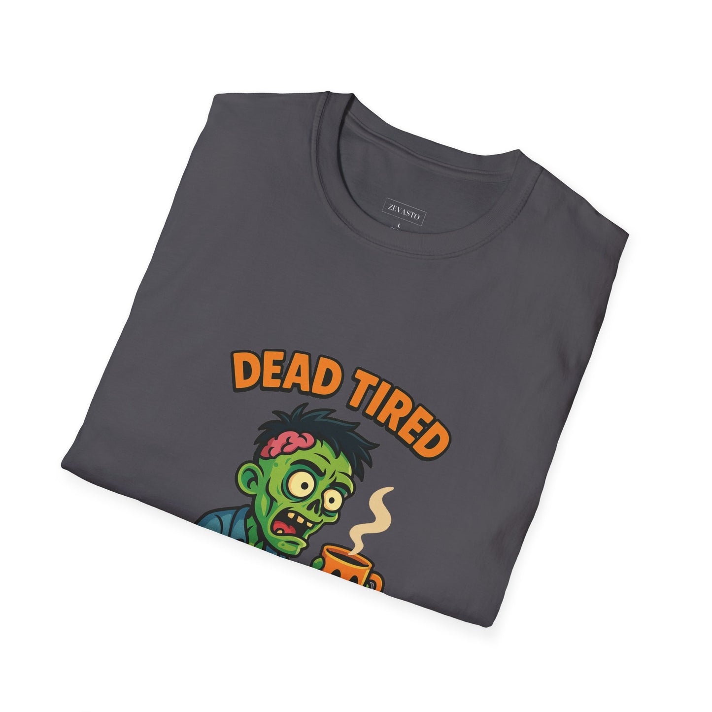 Dead Tired Zombie T-Shirt, Gifts for Halloween