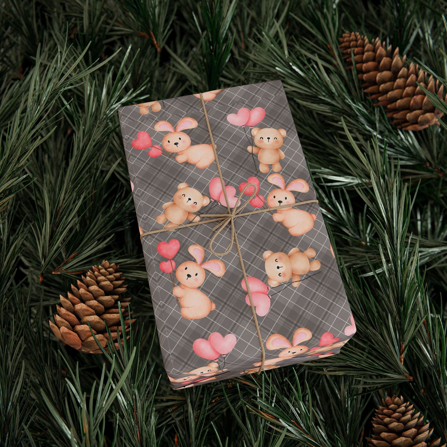 Cute Gift Wrapping Paper Roll — Valentine's Day, Baby Shower, Birthday Gift Wrap Paper