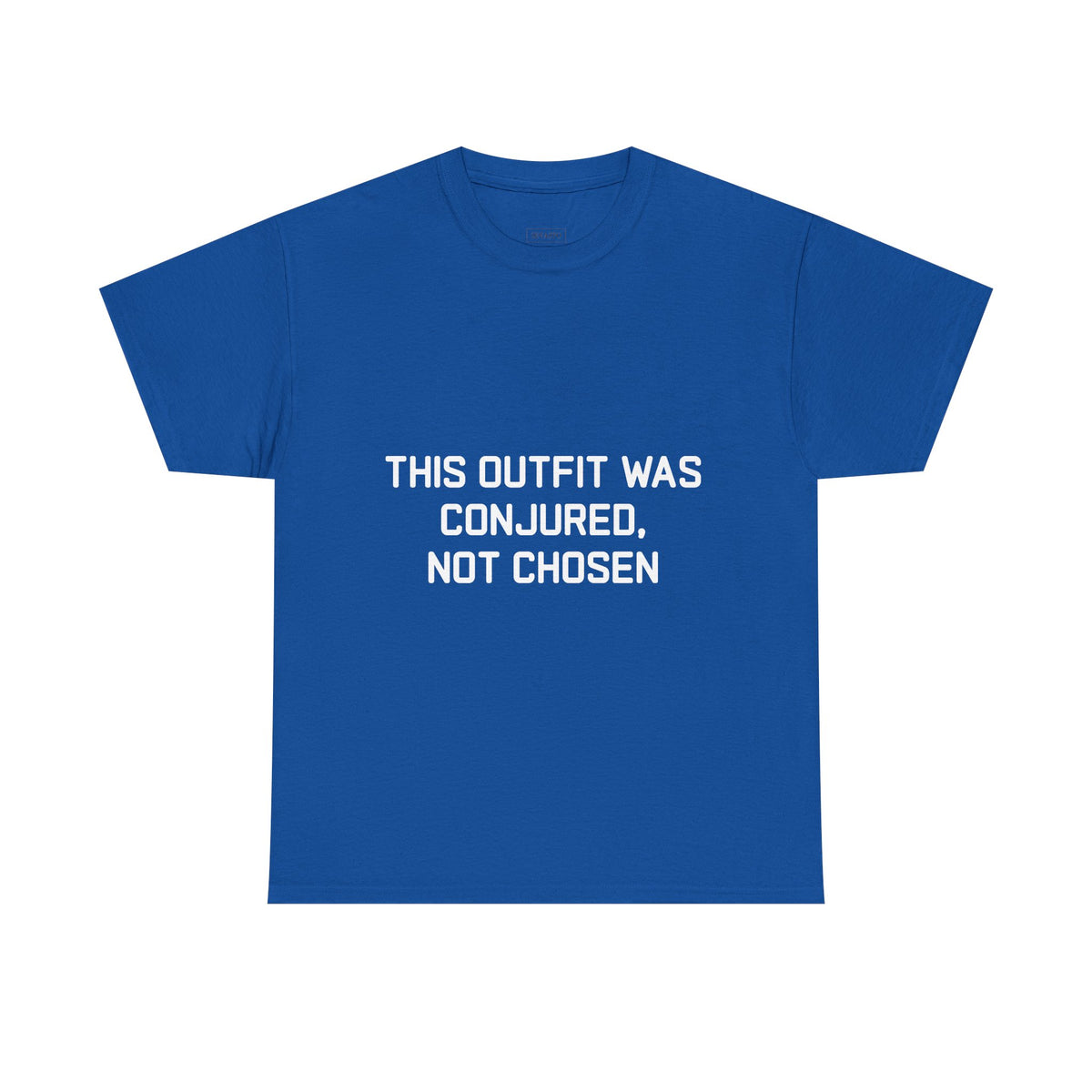 Unisex Heavy Cotton Tee - 'This Outfit Was Conjured, Not Chosen' - Funny Halloween T-shirt