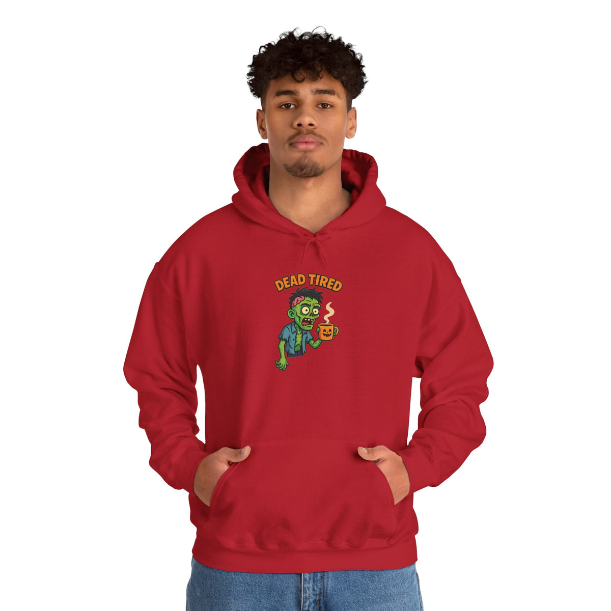 Zombie Themed Unisex Hoodie, Cozy Halloween Sweatshirt, Spooky Season Apparel