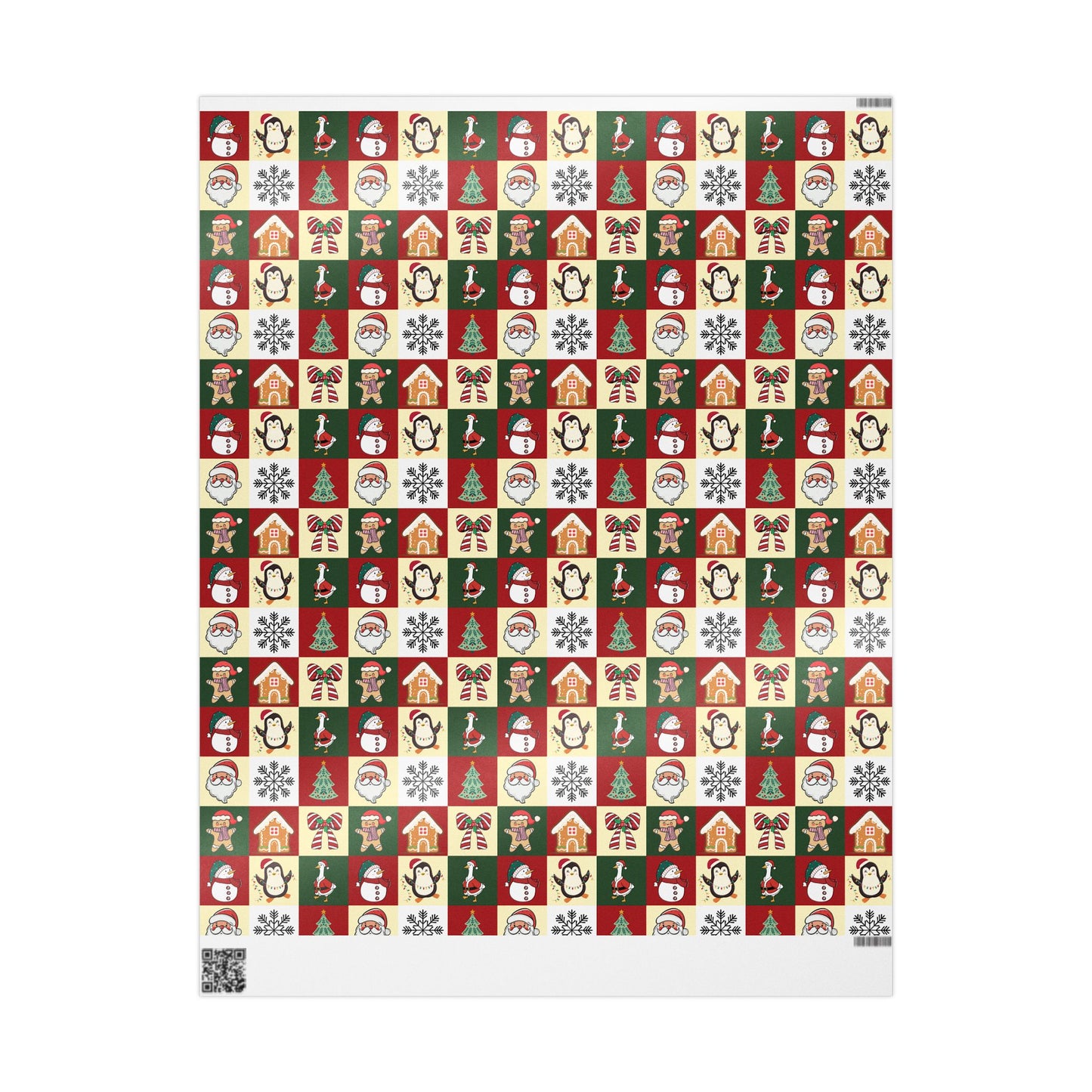 Christmas Character Wrapping Paper Roll - Festive Gift Wrap