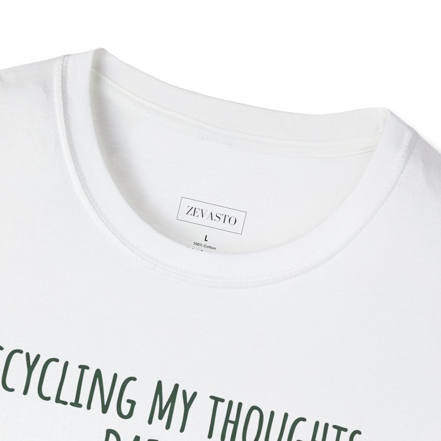 Recycling My Thoughts Daily T-Shirt — Mental Health Awareness, Earth Day Graphic Tee