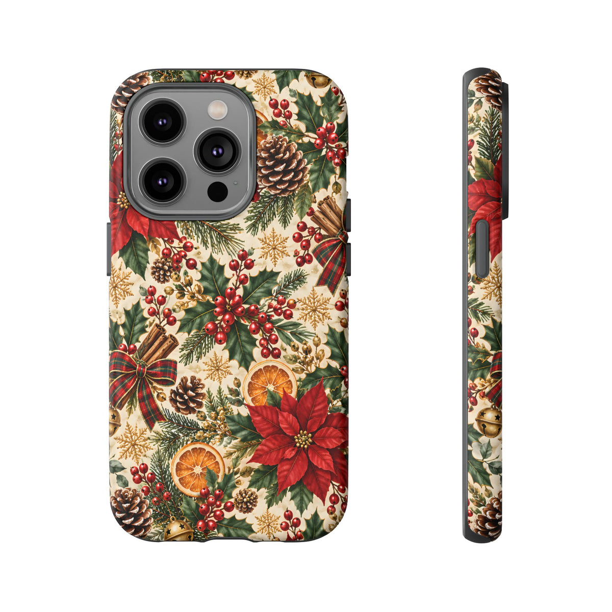 Christmas Floral Tough Phone Case