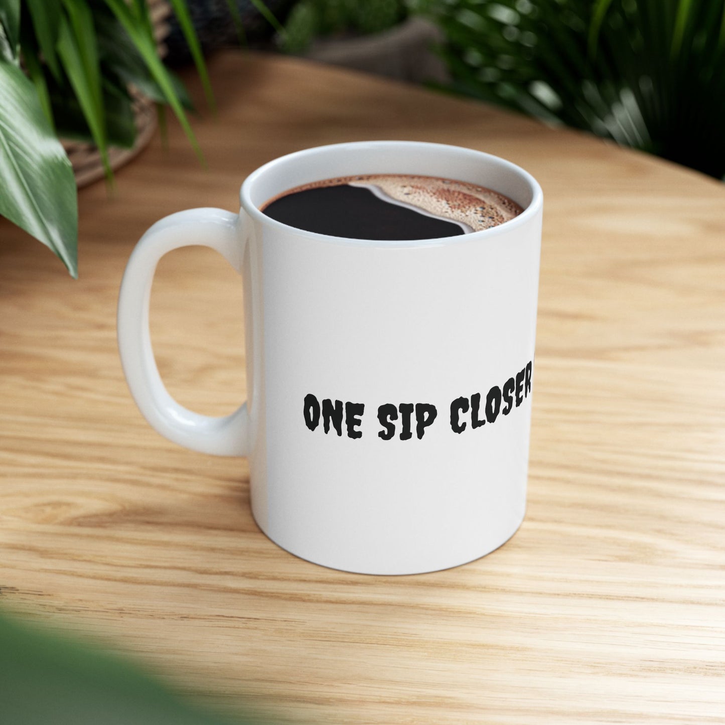 Spooky Vibe Ceramic Mug – One Sip Closer To A Summoning, Halloween Vibes