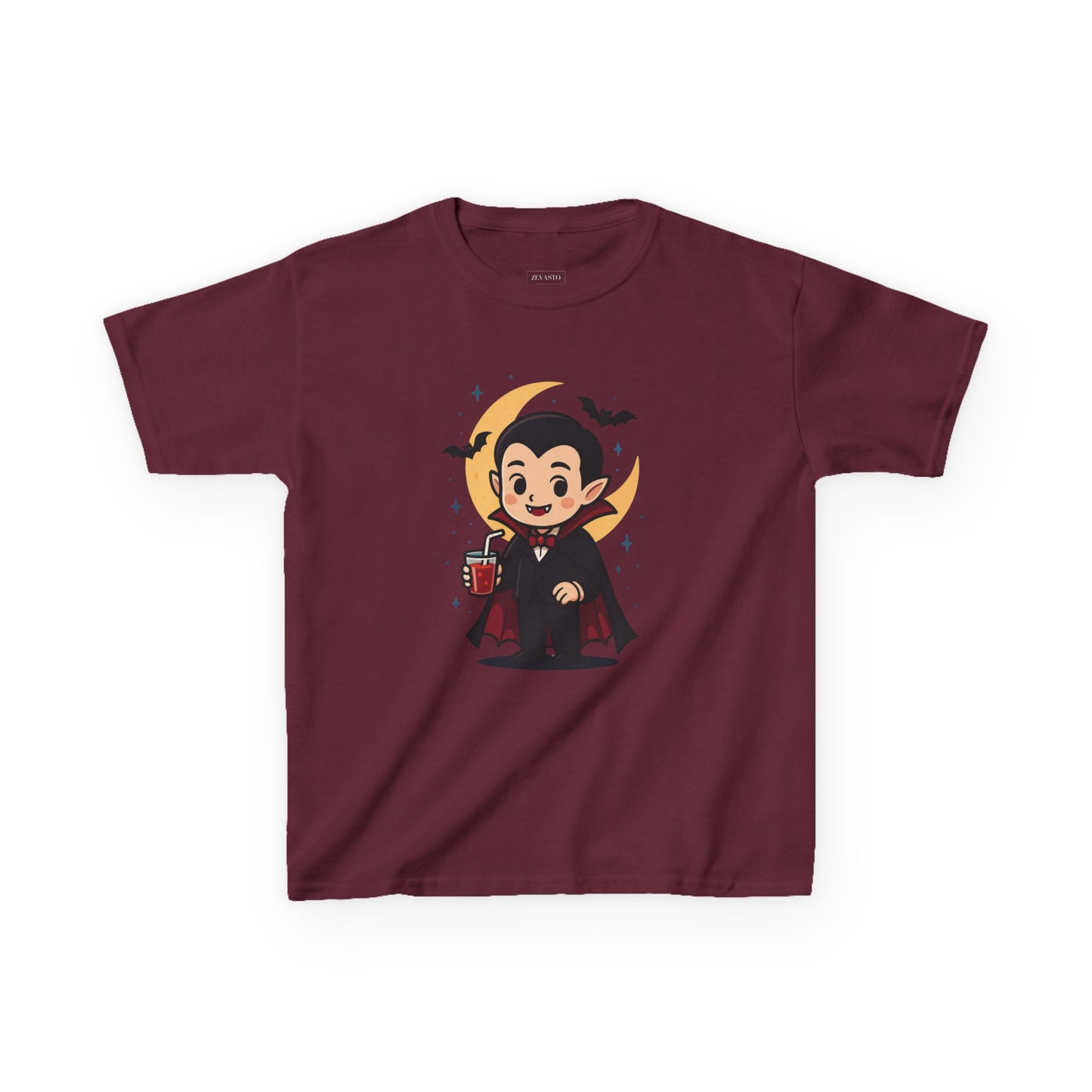 Kids Halloween T-Shirt, Cute Vampire Shirt, Halloween Costume Tee, Trick or Treat Shirt, Spooky Season Apparel