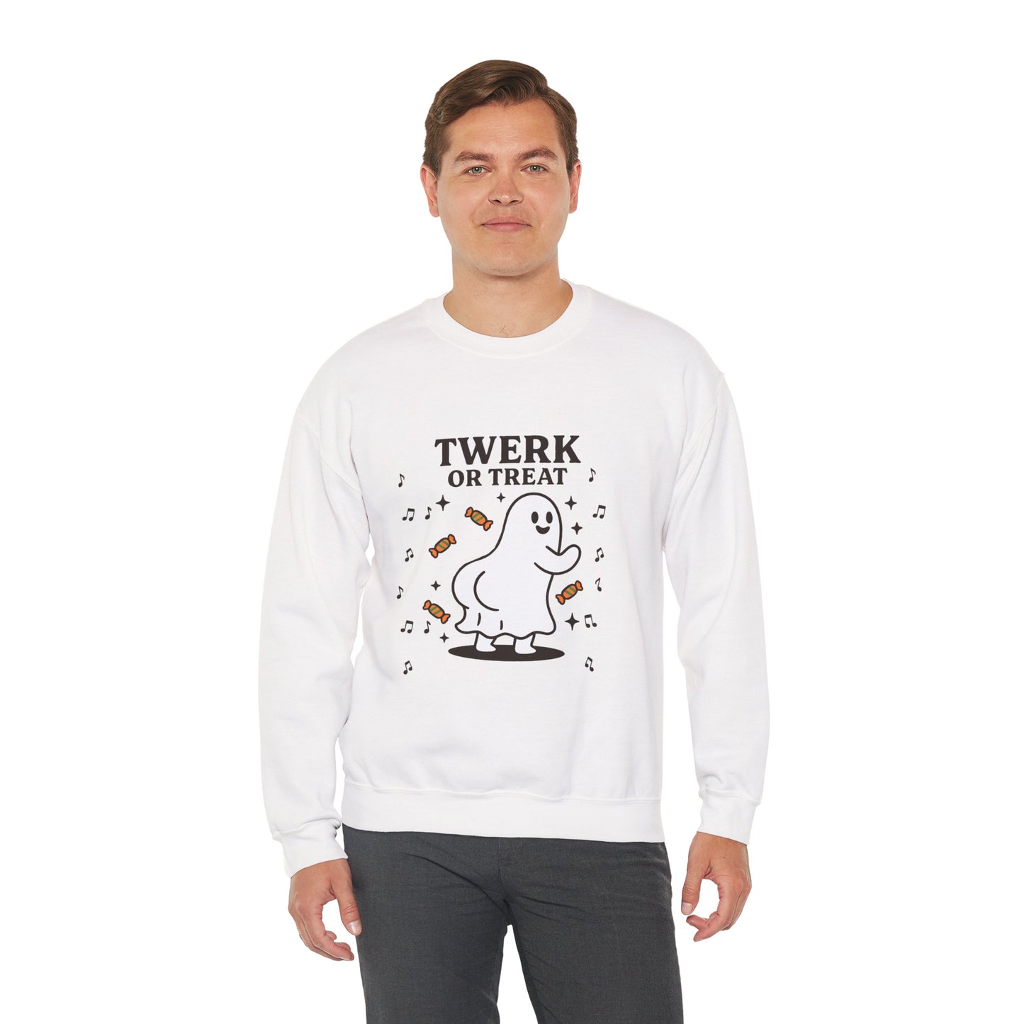 Halloween Twerk Sweatshirt, Unisex Sweatshirt, Funny Ghost Crewneck, Spooky Season Apparel, Halloween Gift, Fall Fashion