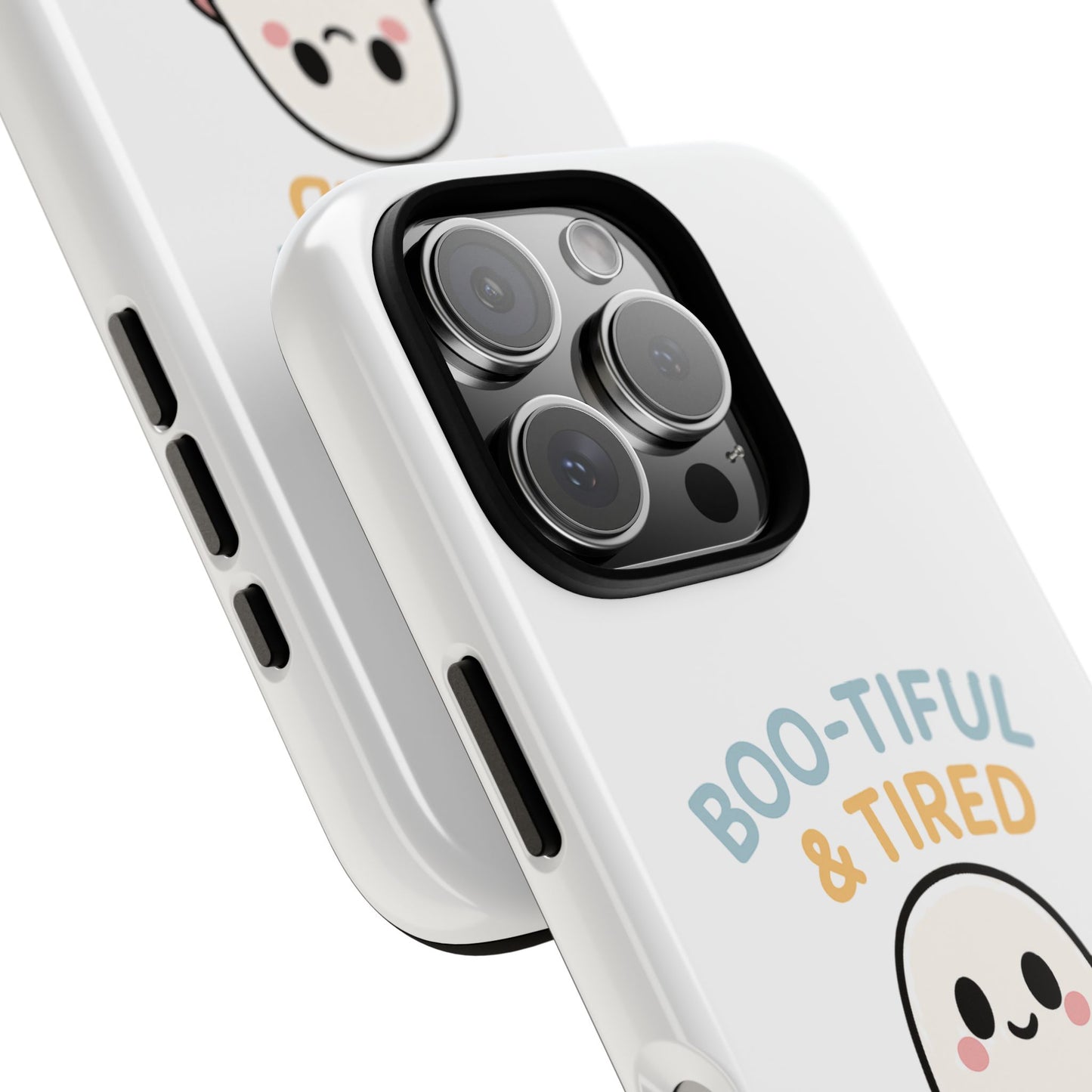 Boo-tiful & Tired Phone Case, Halloween-Themed Design