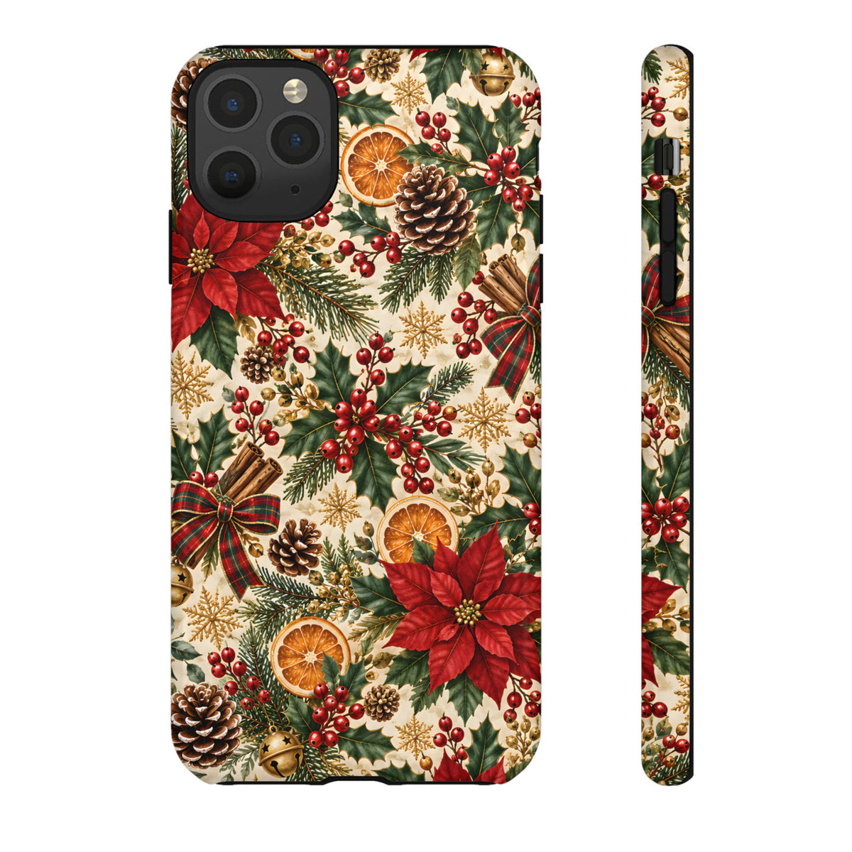 Christmas Floral Tough Phone Case