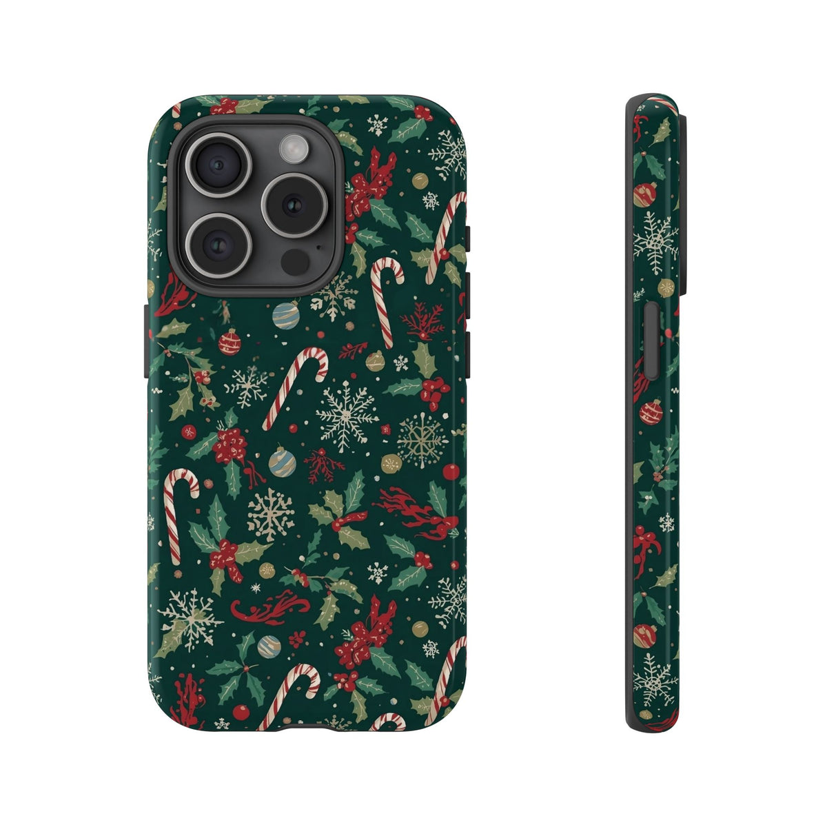 Christmas Phone Case, Festive Phone Case with Holiday Patterns for Iphone & Samsung