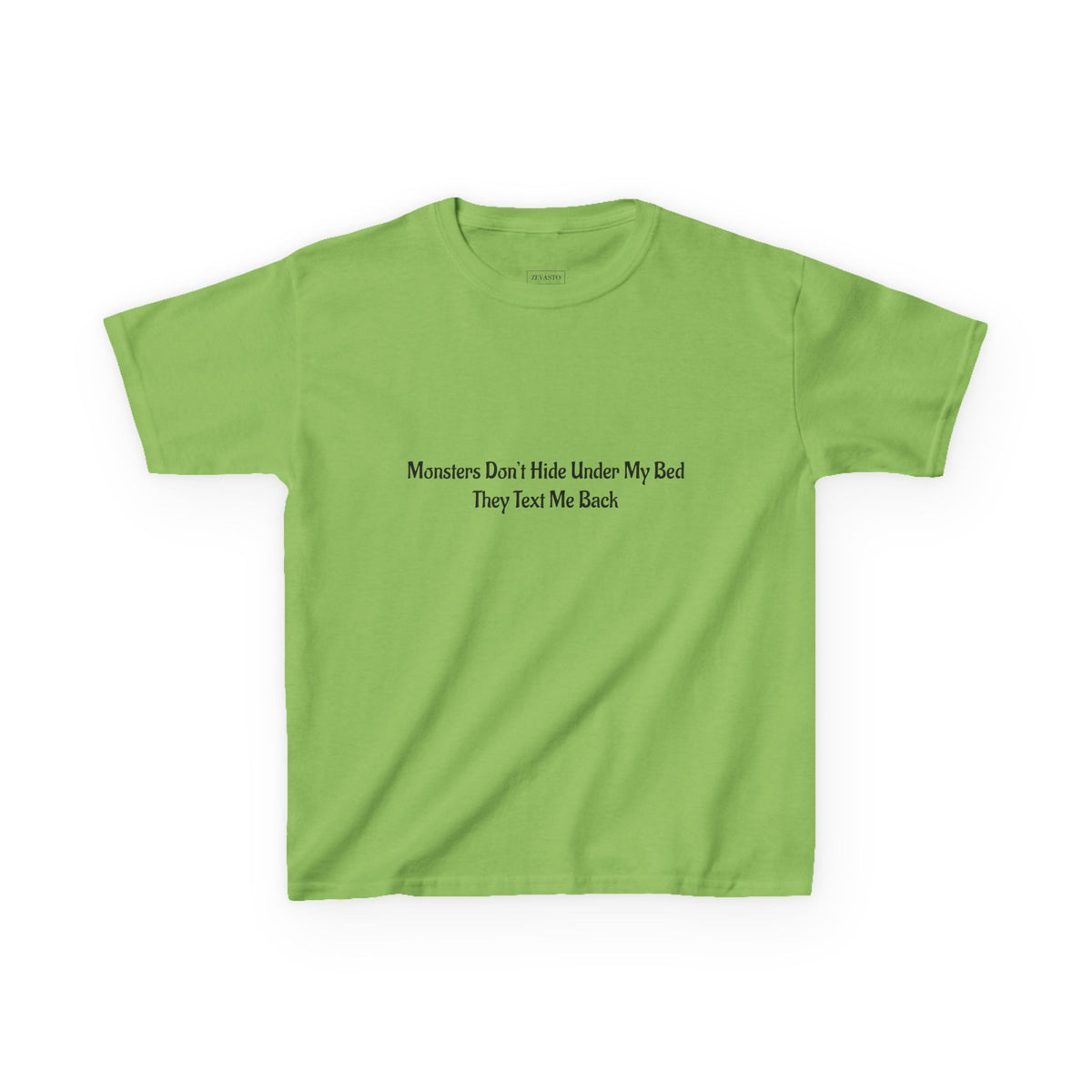 Funny Kids Monster Tee, Kids Heavy Cotton Shirt, Halloween T-Shirt