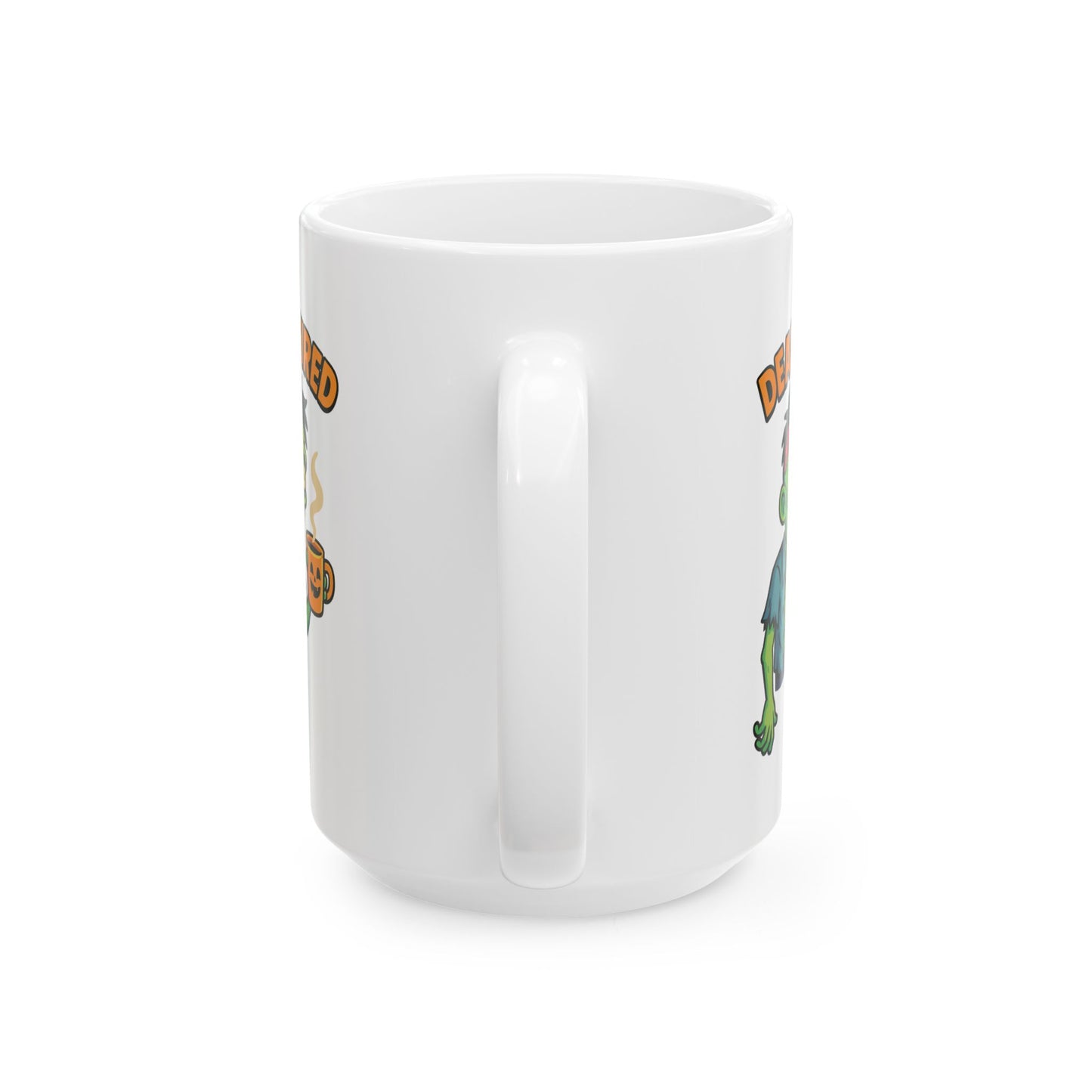 Funny Ceramic Mug, Zombie-Themed Halloween Decor
