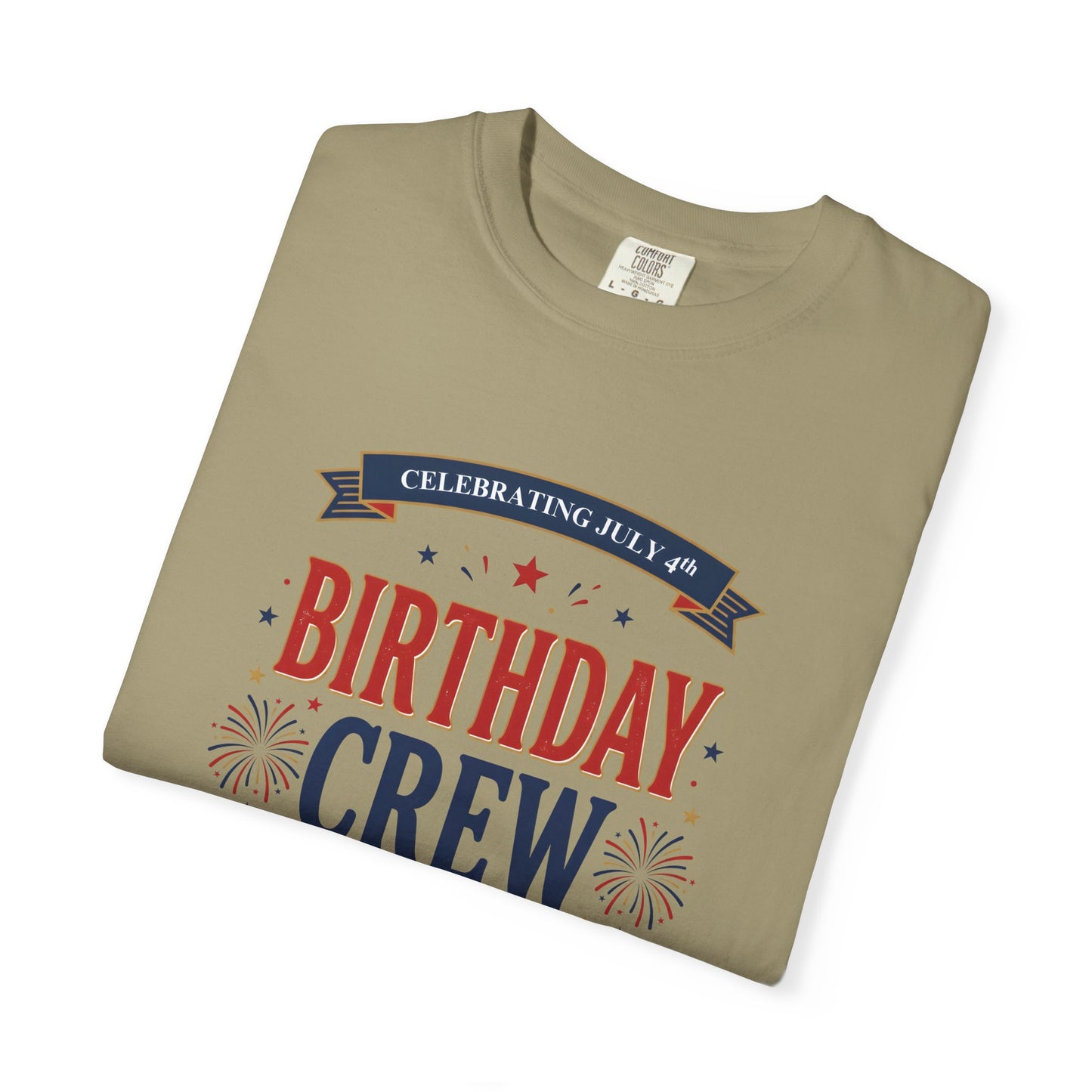 Birthday Crew T-Shirt — Patriotic Celebration Tee, 4th of July Shirt, Independence Day Gift