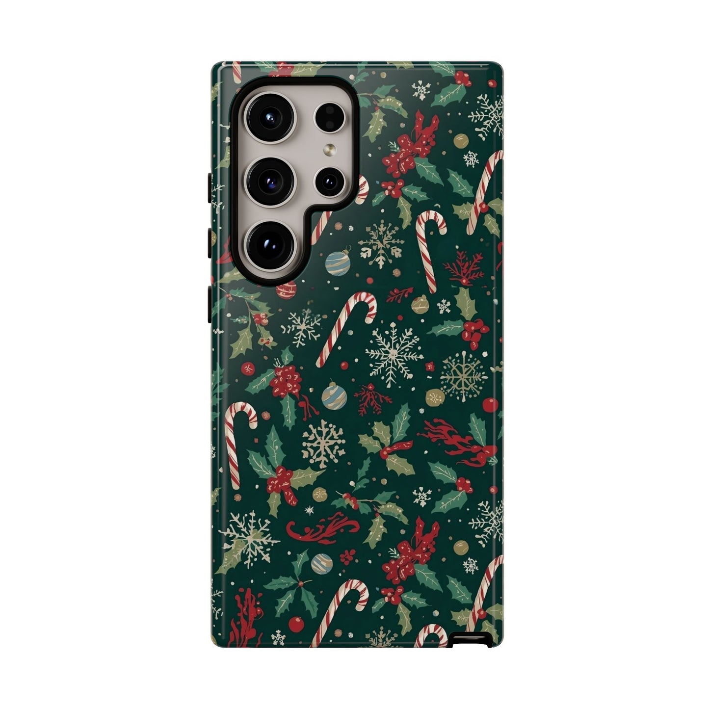 Christmas Phone Case, Festive Phone Case with Holiday Patterns for Iphone 17, 16, 15, 14, 13, 12, 11 & Samsung