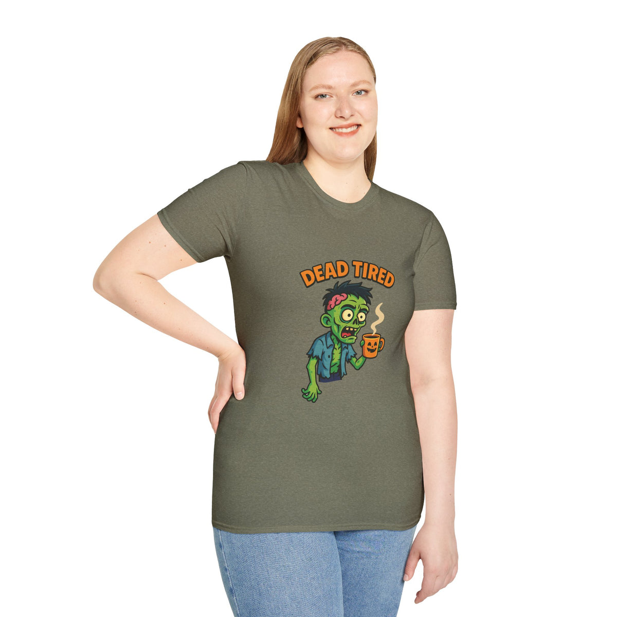 Dead Tired Zombie T-Shirt, Gifts for Halloween