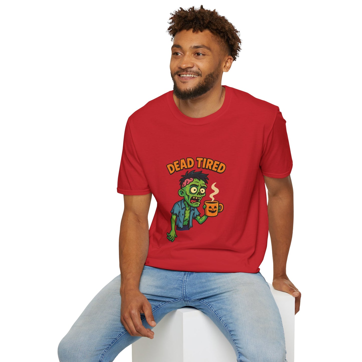 Dead Tired Zombie T-Shirt, Gifts for Halloween