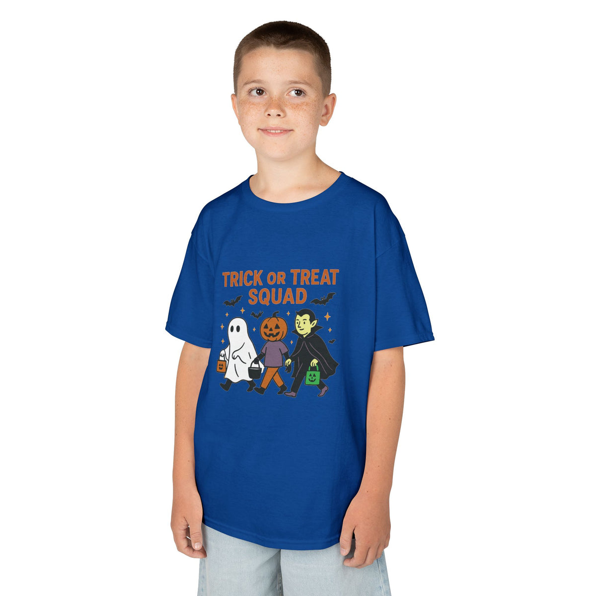 Kids Halloween Tee | Trick or Treat Squad Shirt, Halloween Shirt