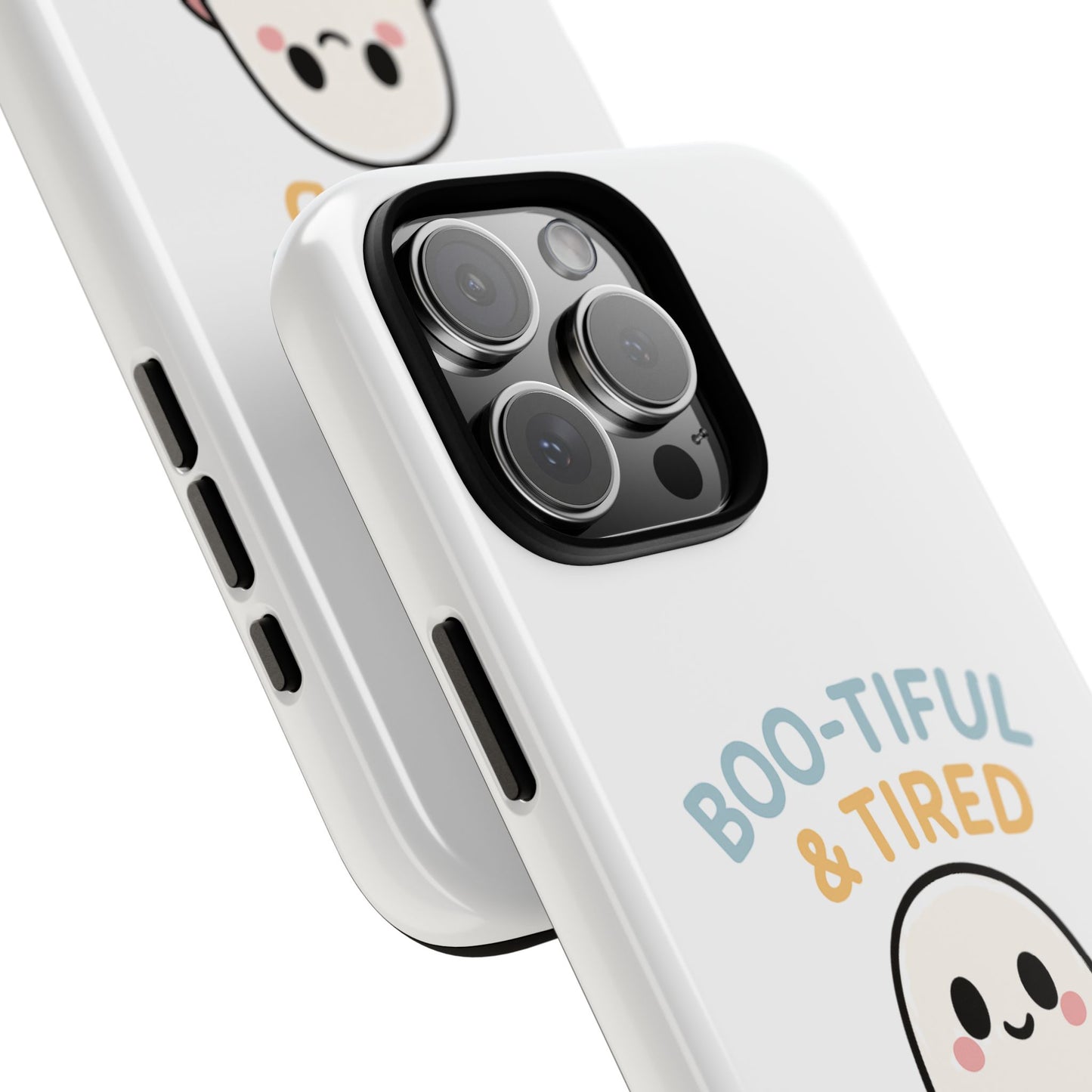 Boo-tiful & Tired Phone Case, Halloween-Themed Design