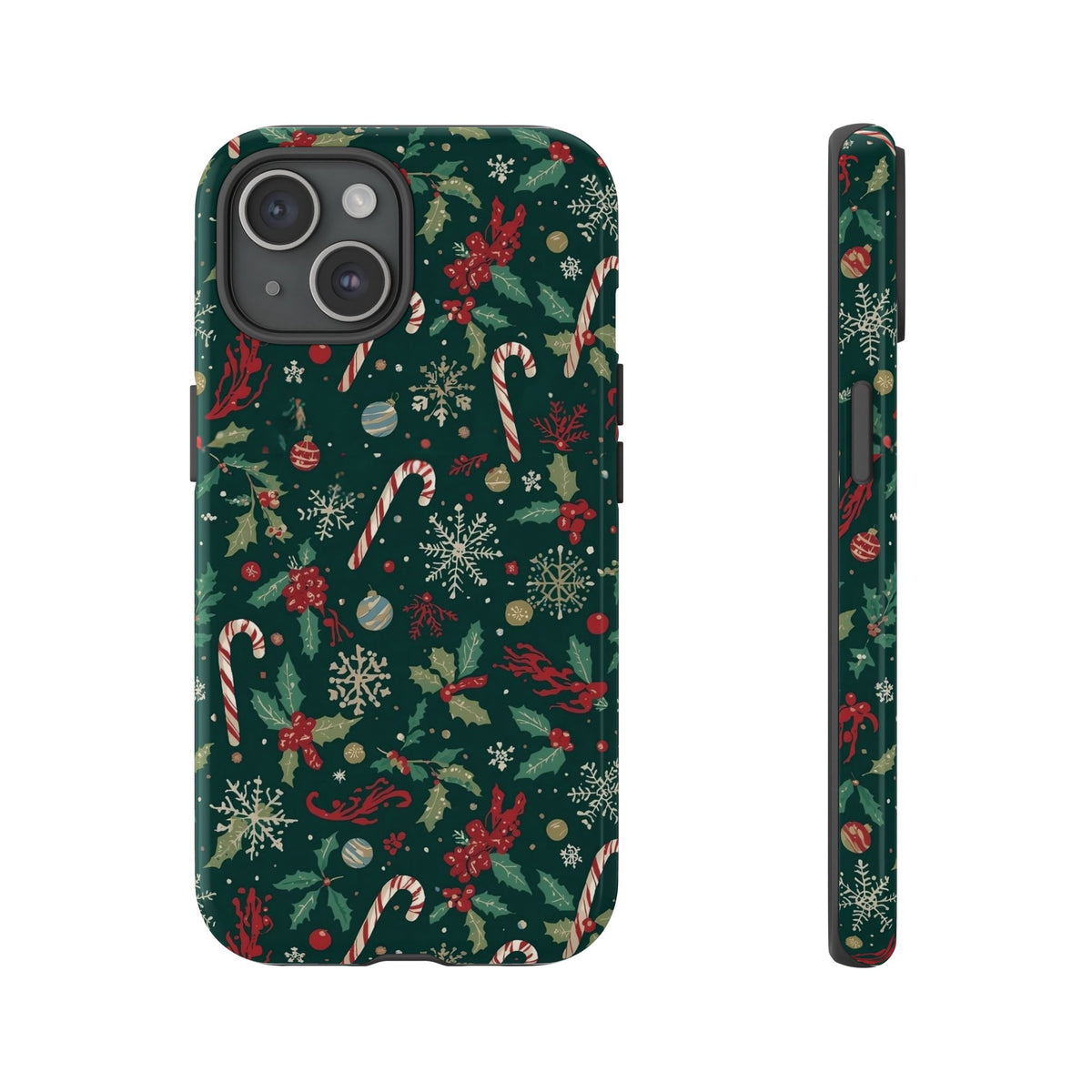 Christmas Phone Case, Festive Phone Case with Holiday Patterns for Iphone & Samsung
