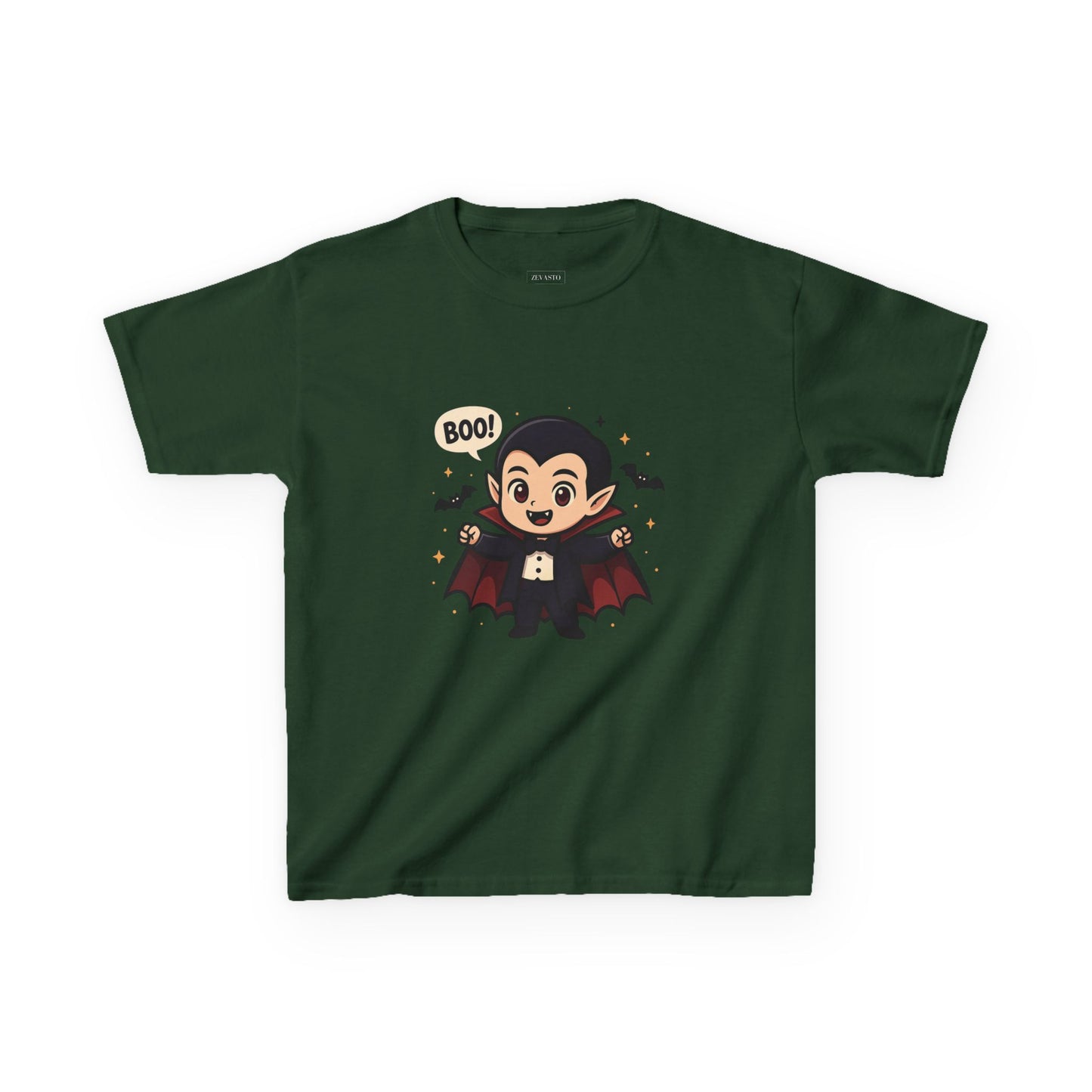 Cute Halloween Kids Tee, Spooky Costume Top, Kids Vampire Shirt, Halloween Party Apparel, Boo Design Tee