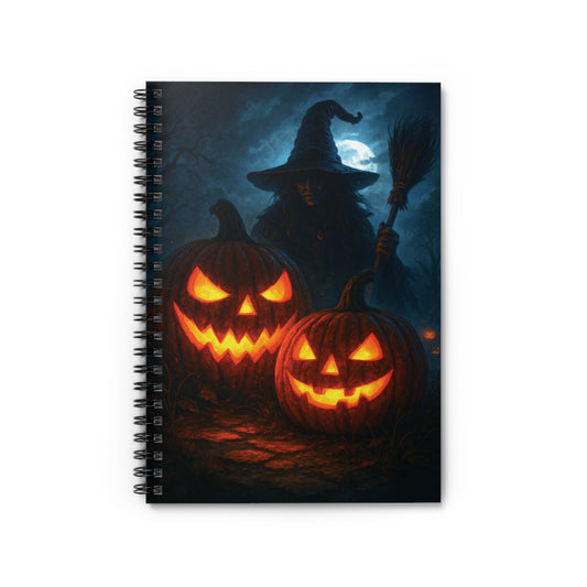 Haunting Halloween Spiral Notebook - Perfect for Spooky Season, Halloween Decor