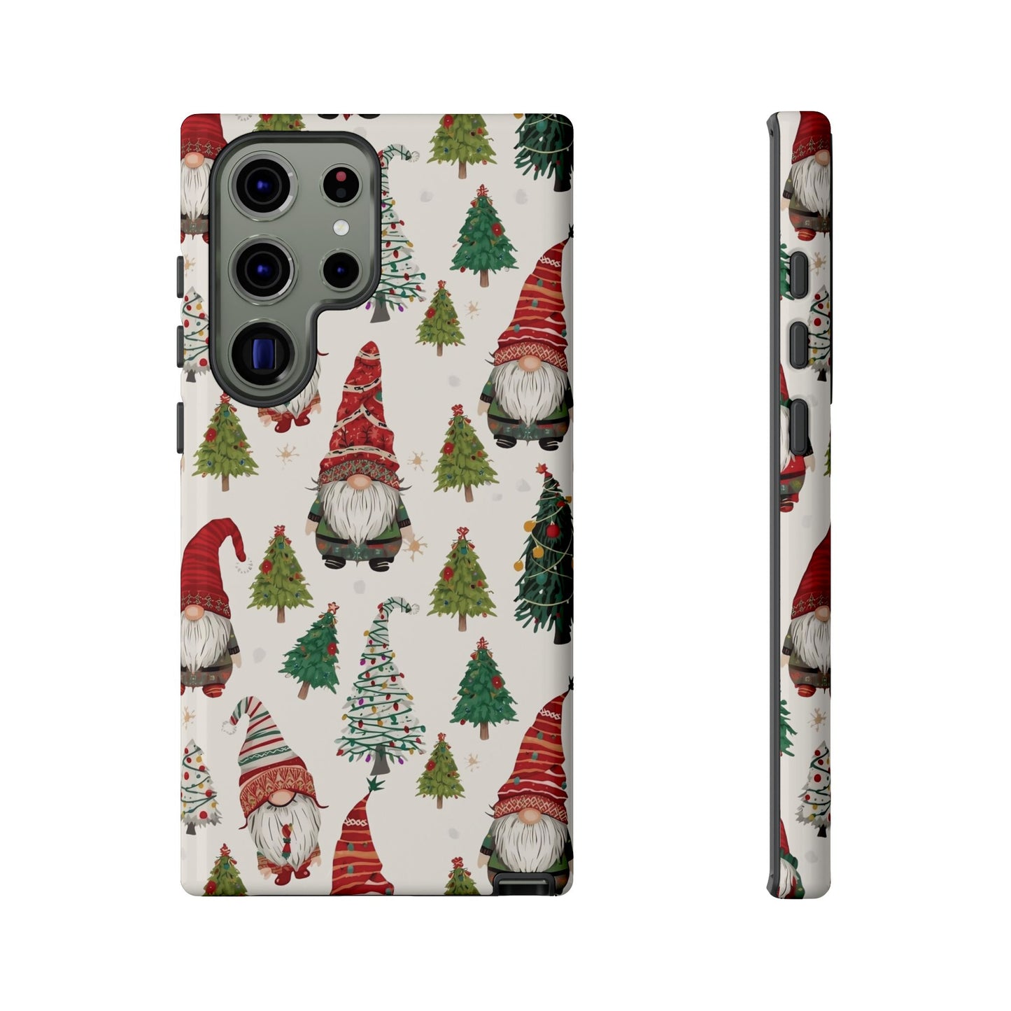 Christmas Gnome Phone Case, Dual Layer Phone Case for Iphone 17, 16, 15, 14, 13, 12, 11 & Samsung