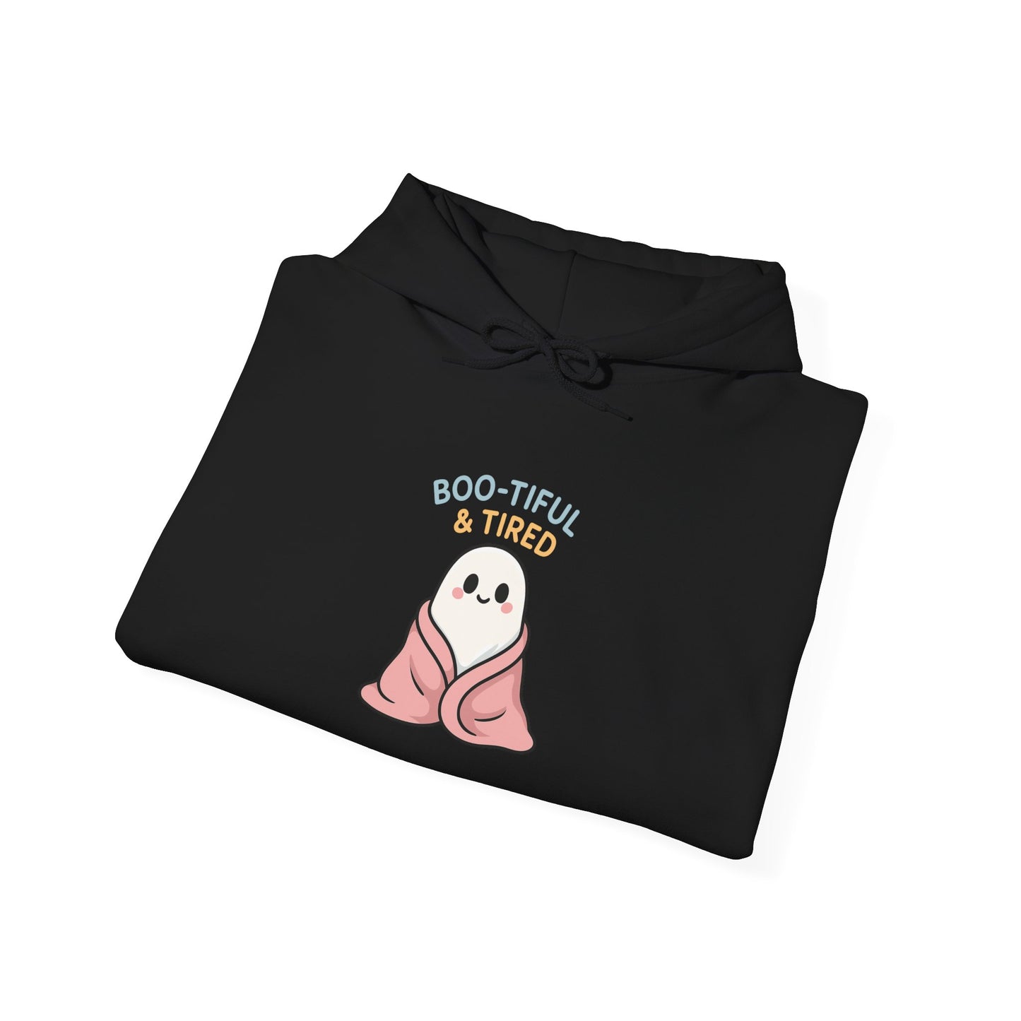 Boo-tiful Ghost Halloween Hoodie, Cute-Cozy Fall Vibes