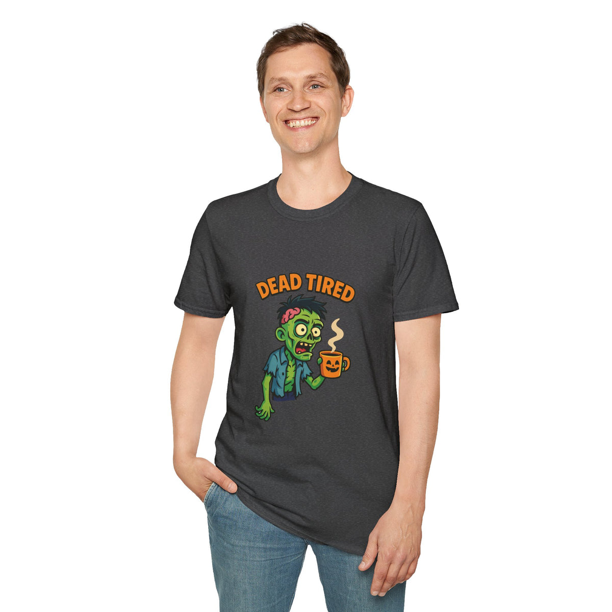 Dead Tired Zombie T-Shirt, Gifts for Halloween