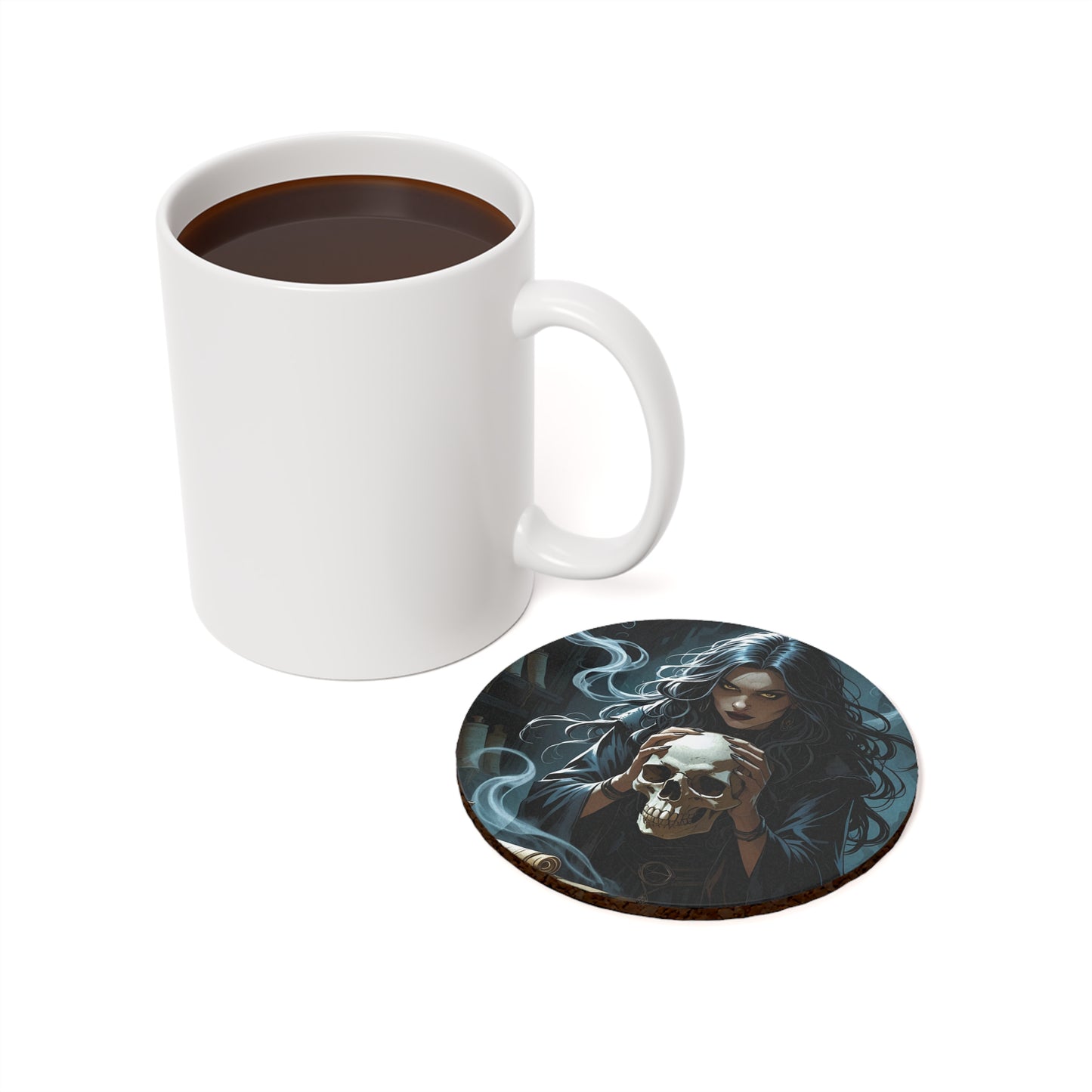 Gothic Witch Coaster, Halloween Decor