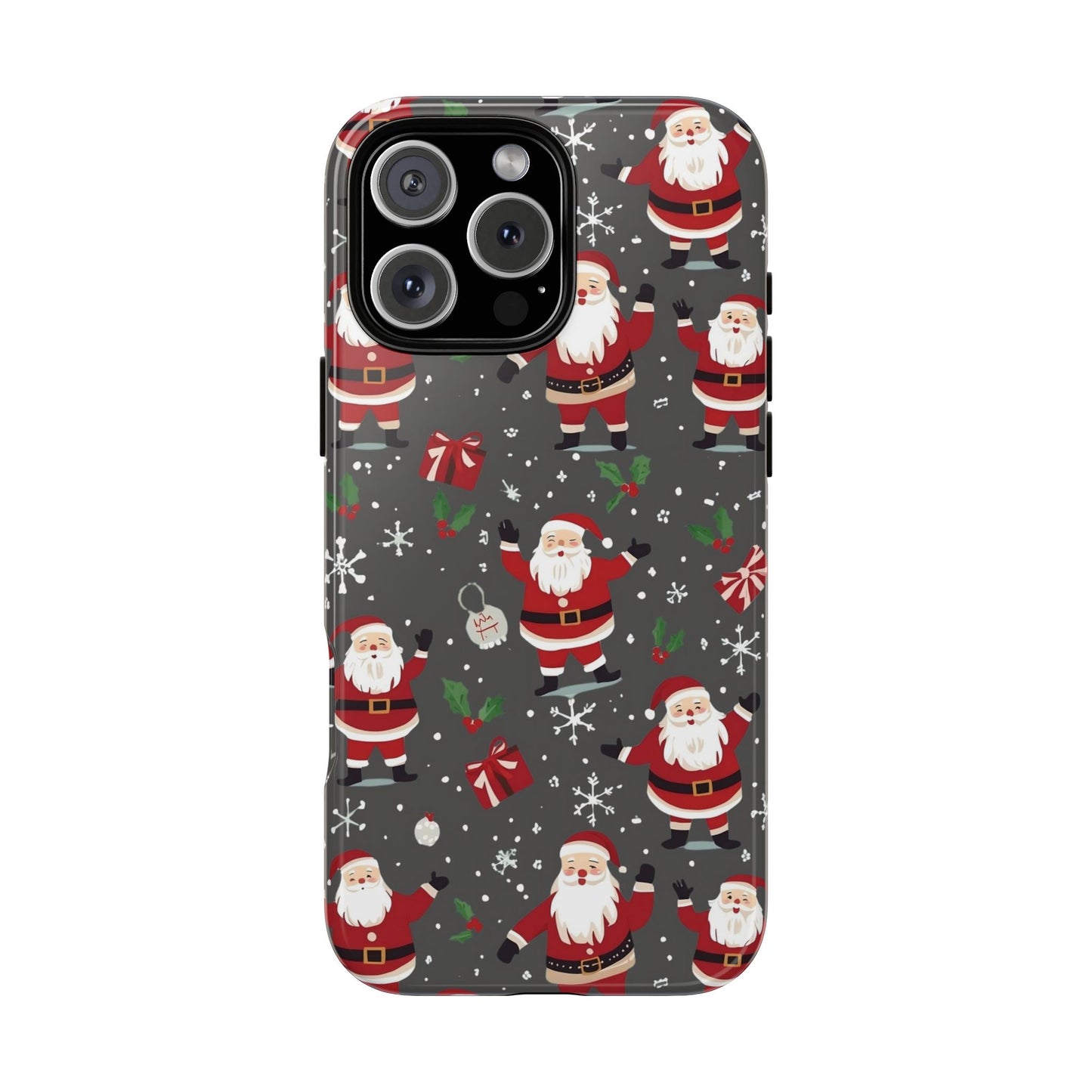 Christmas Phone Case, Festive Santa Phone Case for Iphone 17, 16, 15, 14, 13, 12, 11 & Samsung