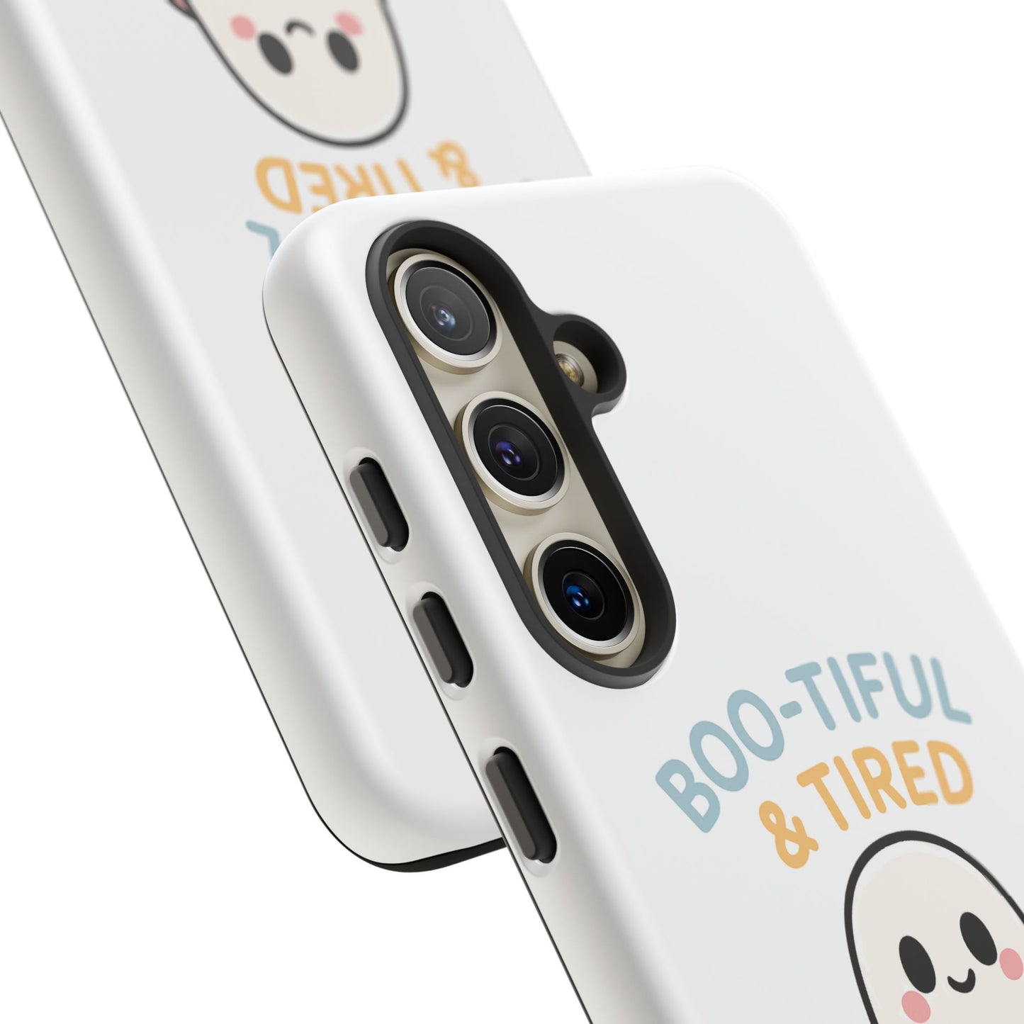 Boo-tiful & Tired Phone Case, Halloween-Themed Design
