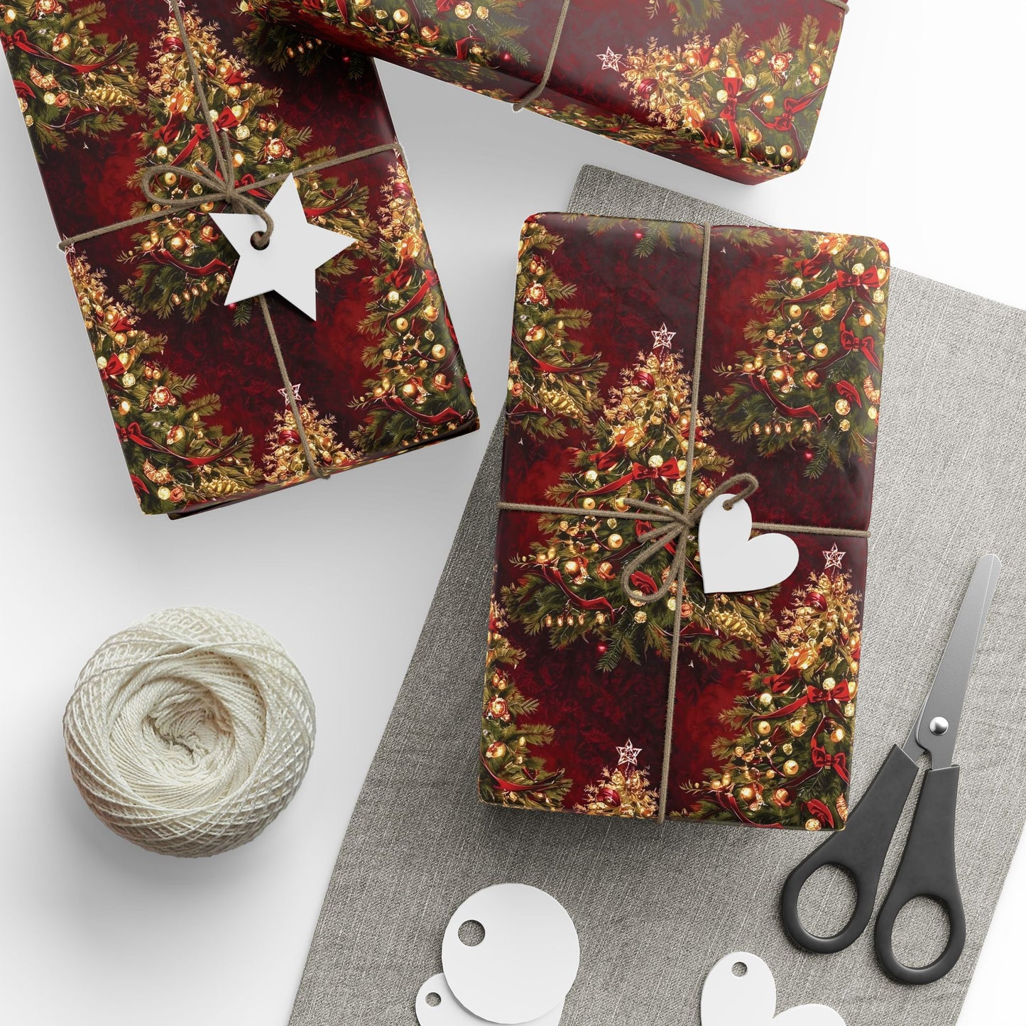Christmas Wrap Paper, Elegant Gift Wrapping Paper Roll