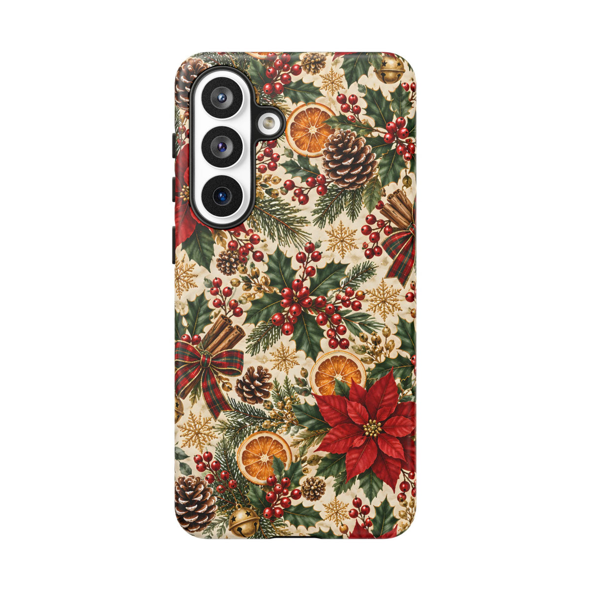 Christmas Floral Tough Phone Case