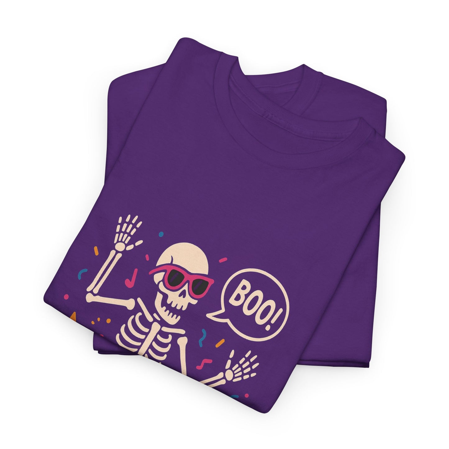 Halloween Skeleton Tee, Unisex Graphic Tee, Spooky Fun Shirt