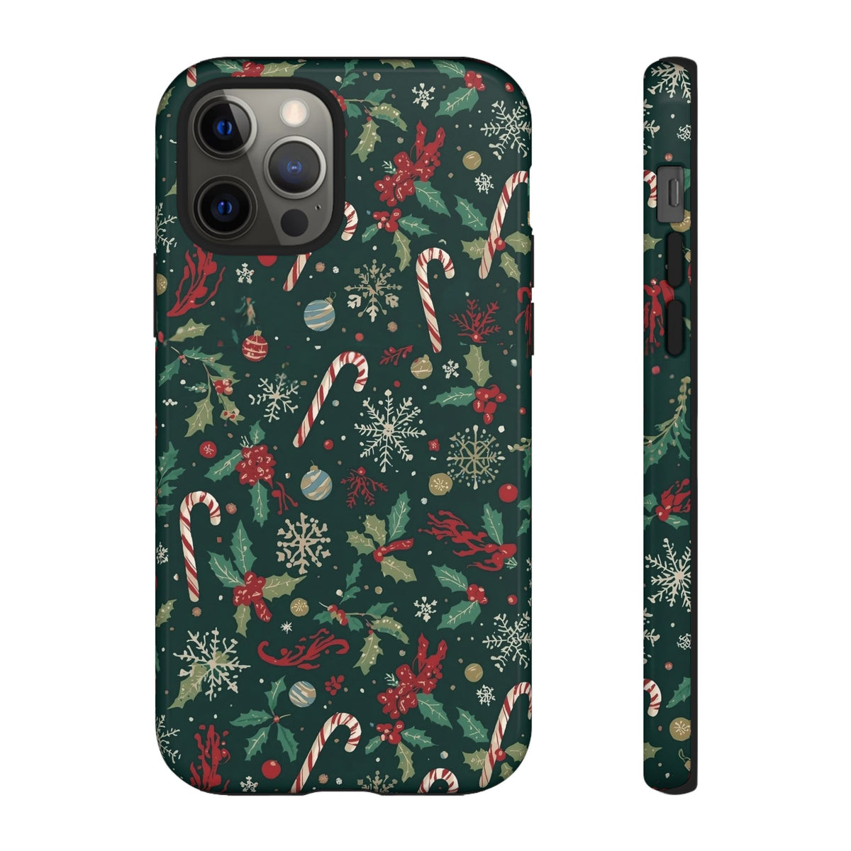 Christmas Phone Case, Festive Phone Case with Holiday Patterns for Iphone & Samsung