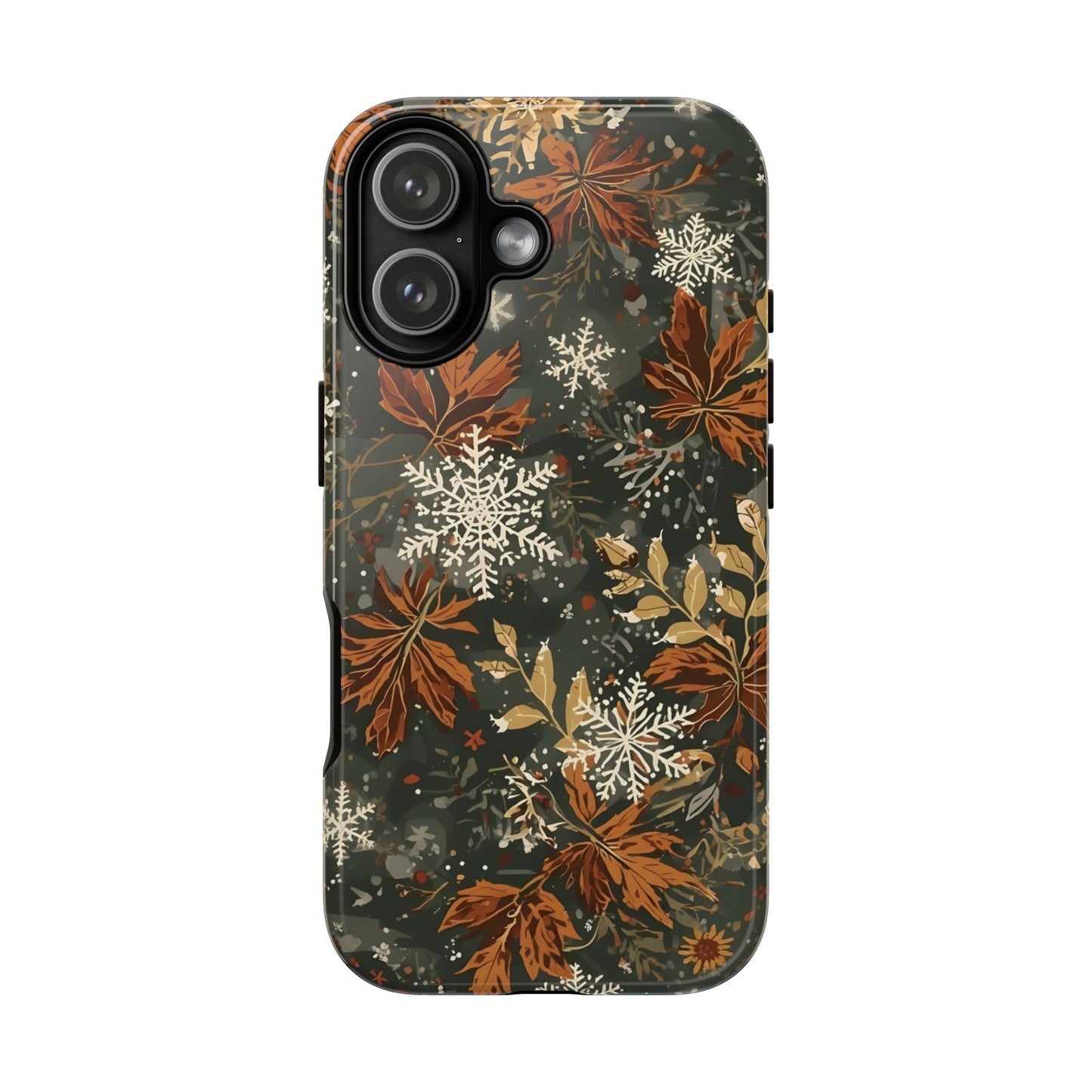 Christmas Phone Case, Autumn Floral Phone Case for Iphone 17, 16, 15, 14, 13, 12, 11 & Samsung