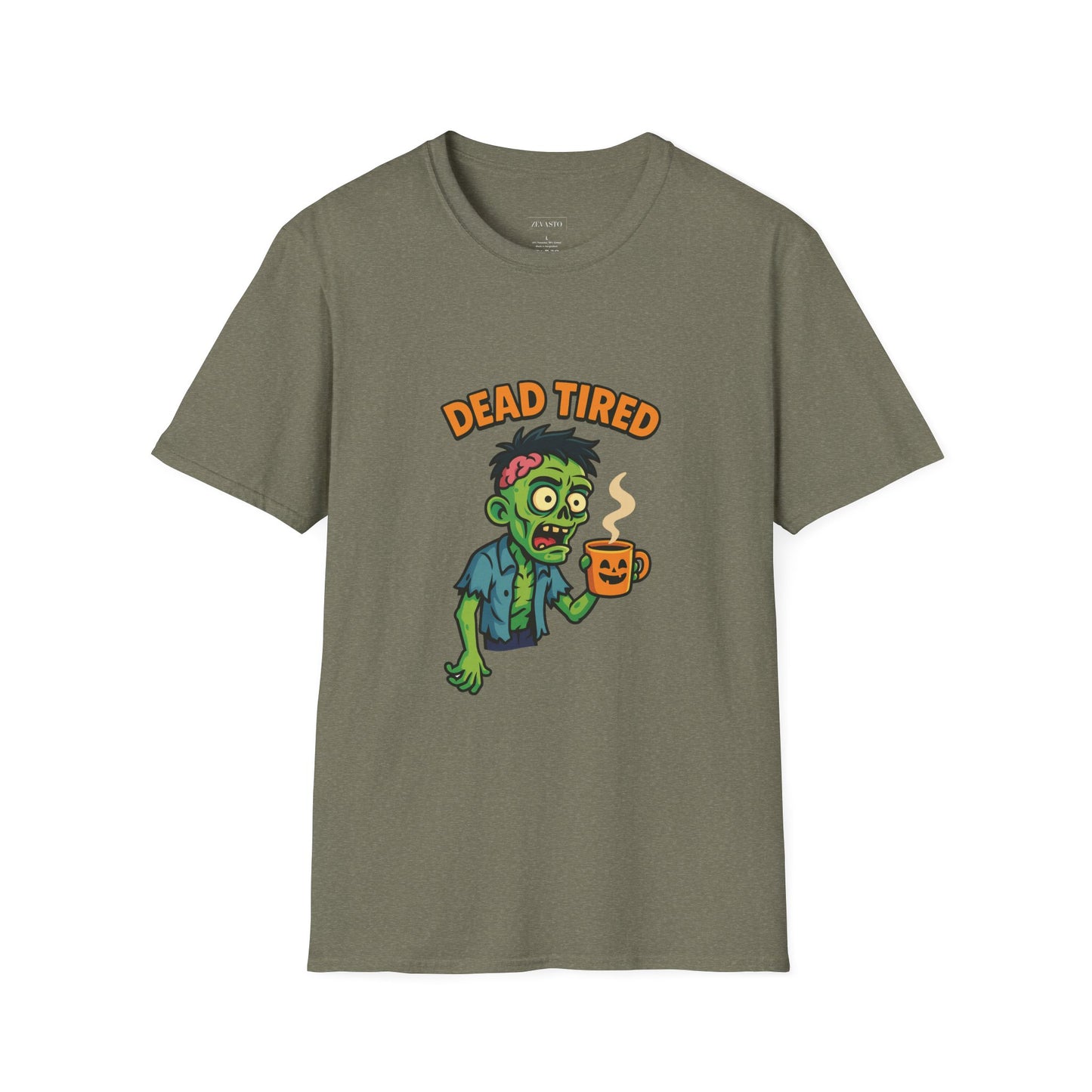 Dead Tired Zombie T-Shirt, Gifts for Halloween