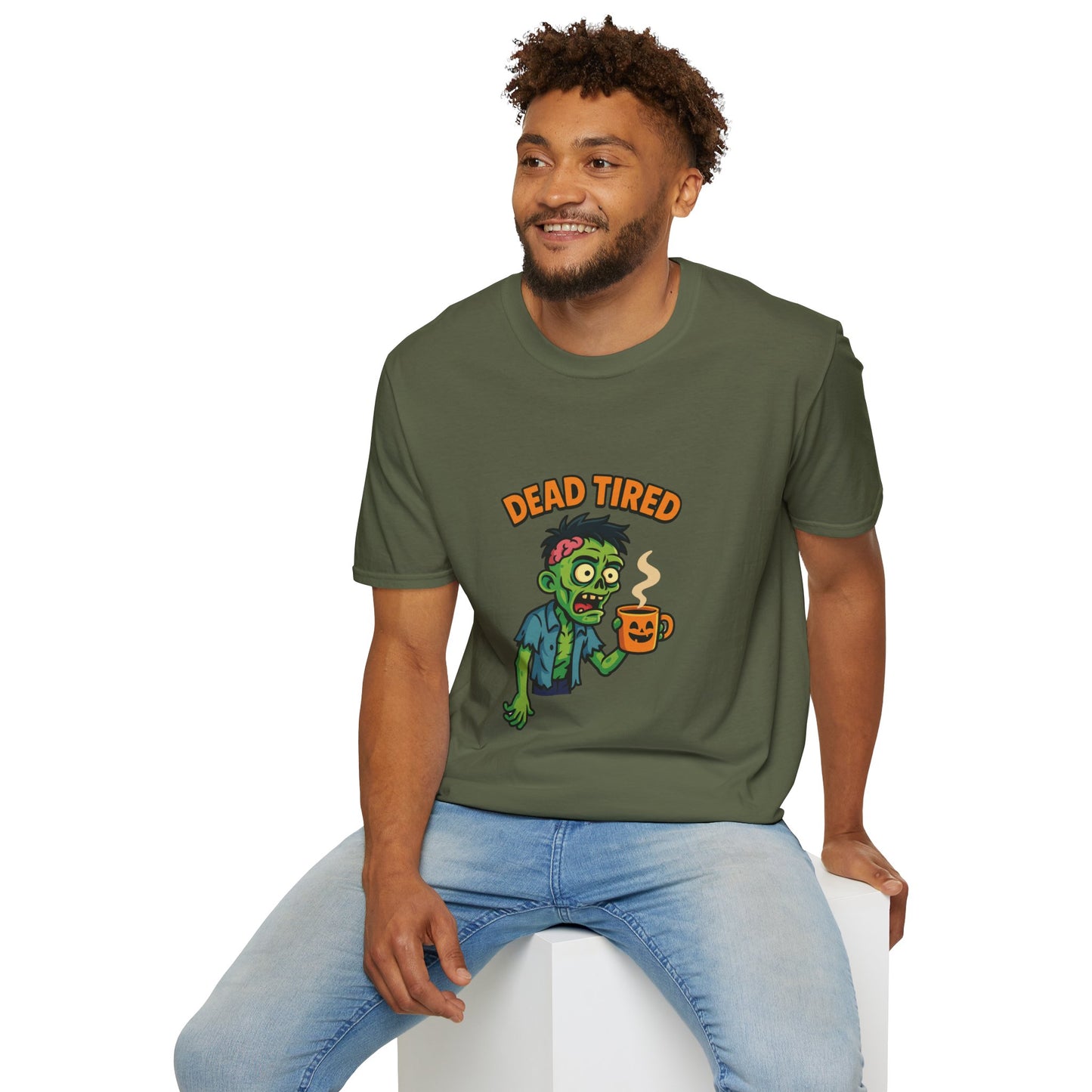 Dead Tired Zombie T-Shirt, Gifts for Halloween