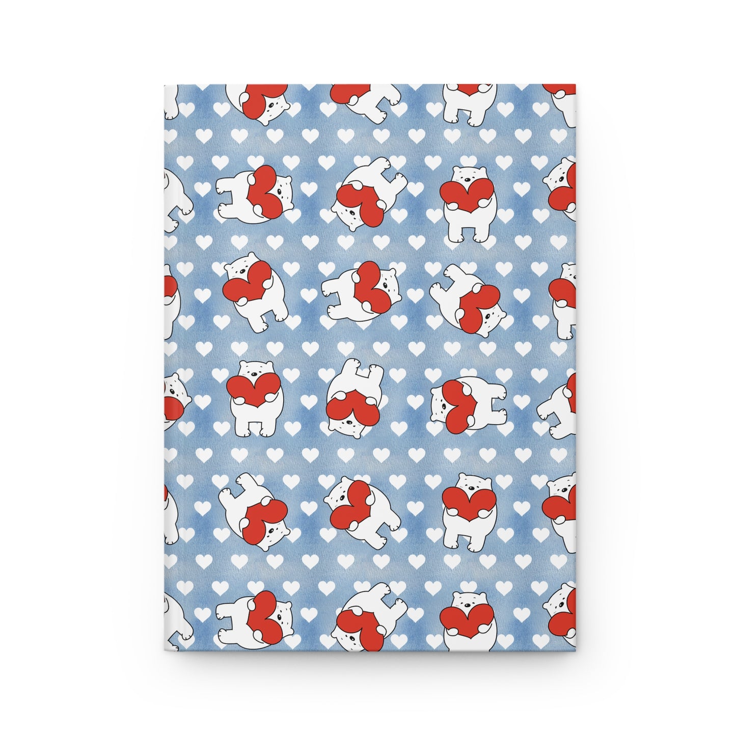 Cute Lovely Bear Hardcover Journal — Valentine’s Day Notebook for Notes & Gifts