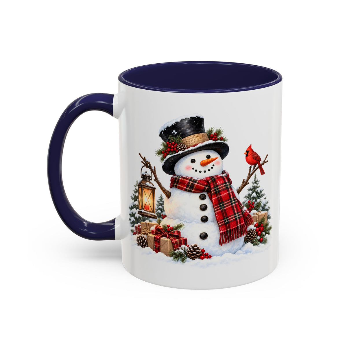 Snowman Christmas Coffee Mug – Festive Holiday Accent Mug (11 oz)
