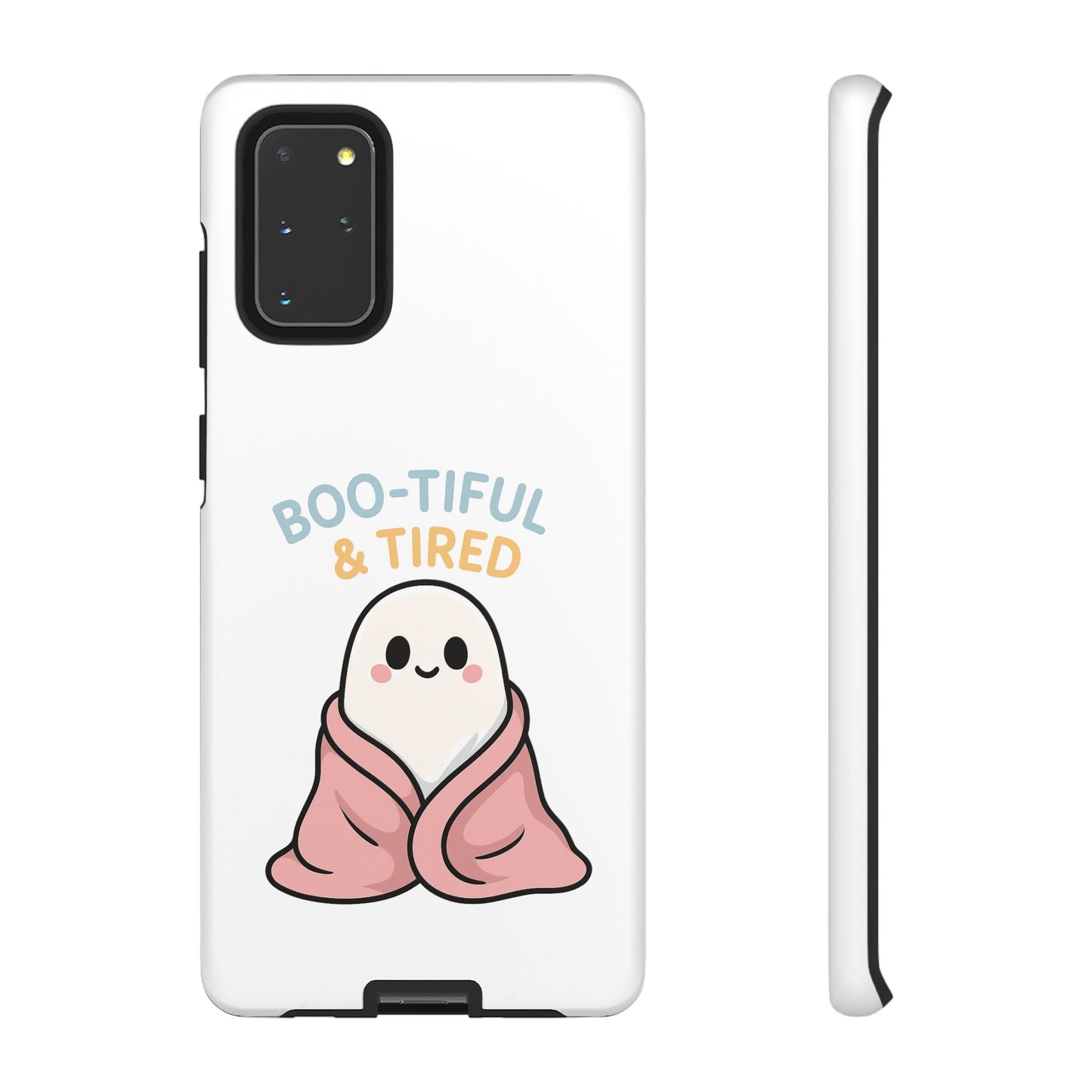 Boo-tiful & Tired Phone Case, Halloween-Themed Design